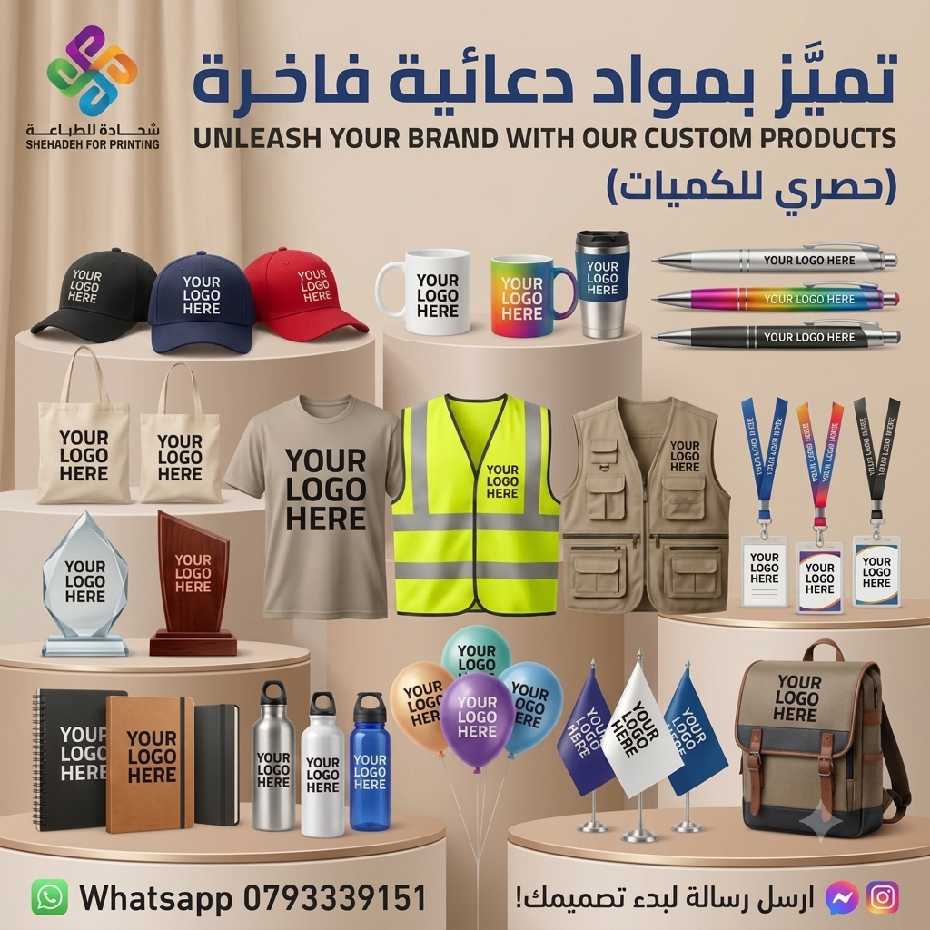 شحادة للطباعة Shehadeh For Printing Facebook ad: مع شحادة للطباعة خلّي علامتك توصل للكل