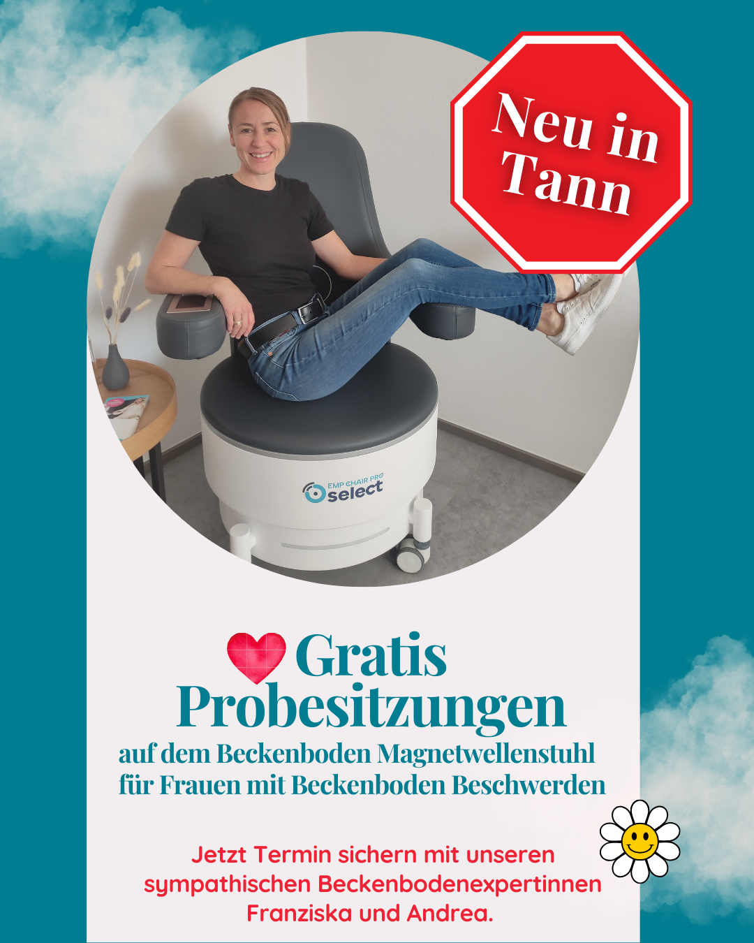 Beckenboden Behandlung Facebook ad