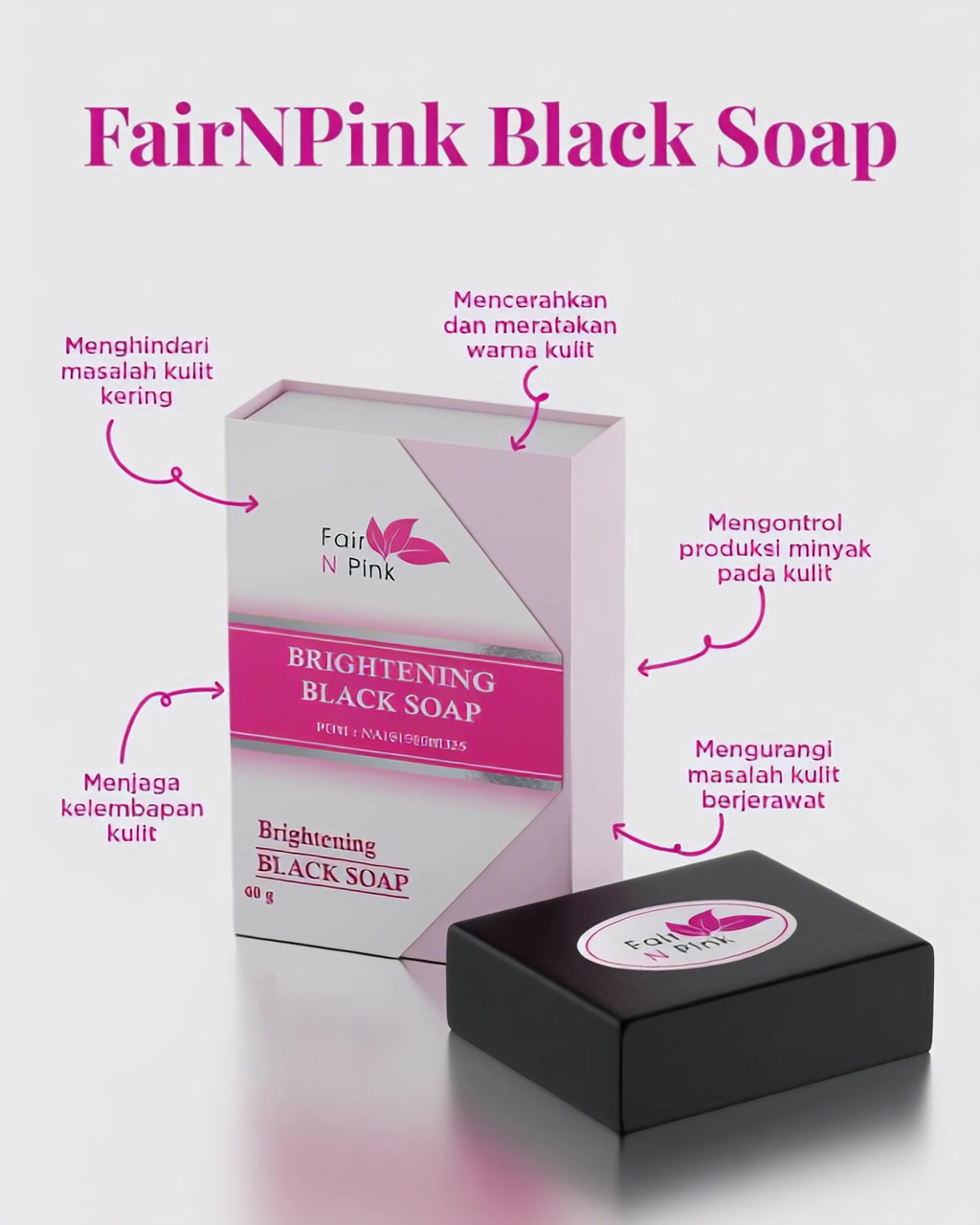 Fairnpink Whitening Indonesia Facebook ad: Satu Sabun dengan Banyak Manfaat untuk Kulit