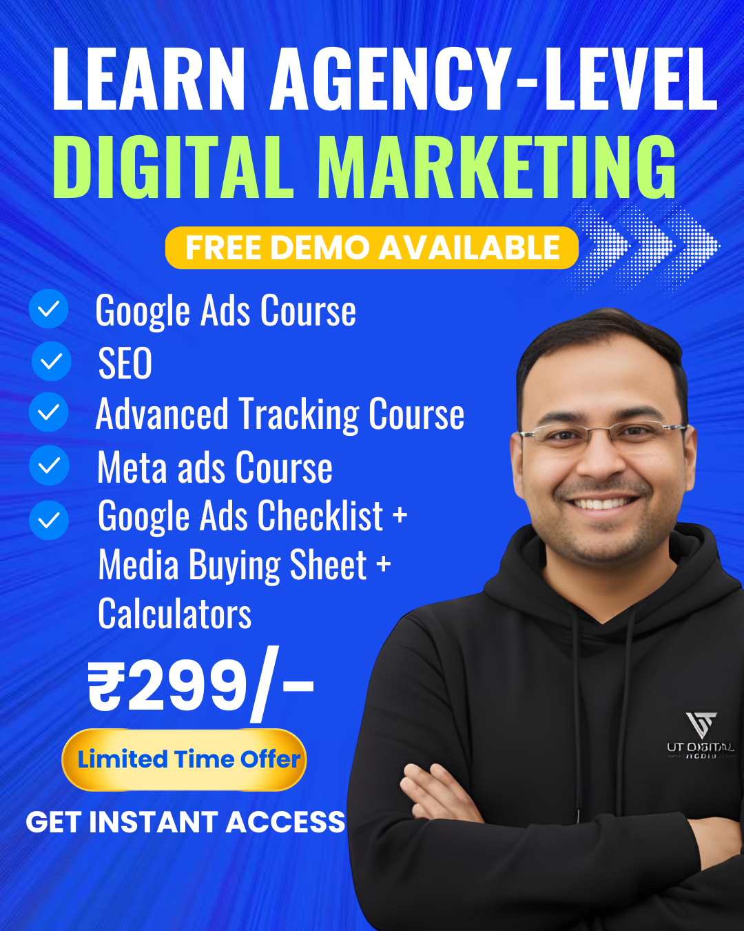 All Premium Cousres2 Facebook ad: Master Google Ads & Digital Marketing in ₹299