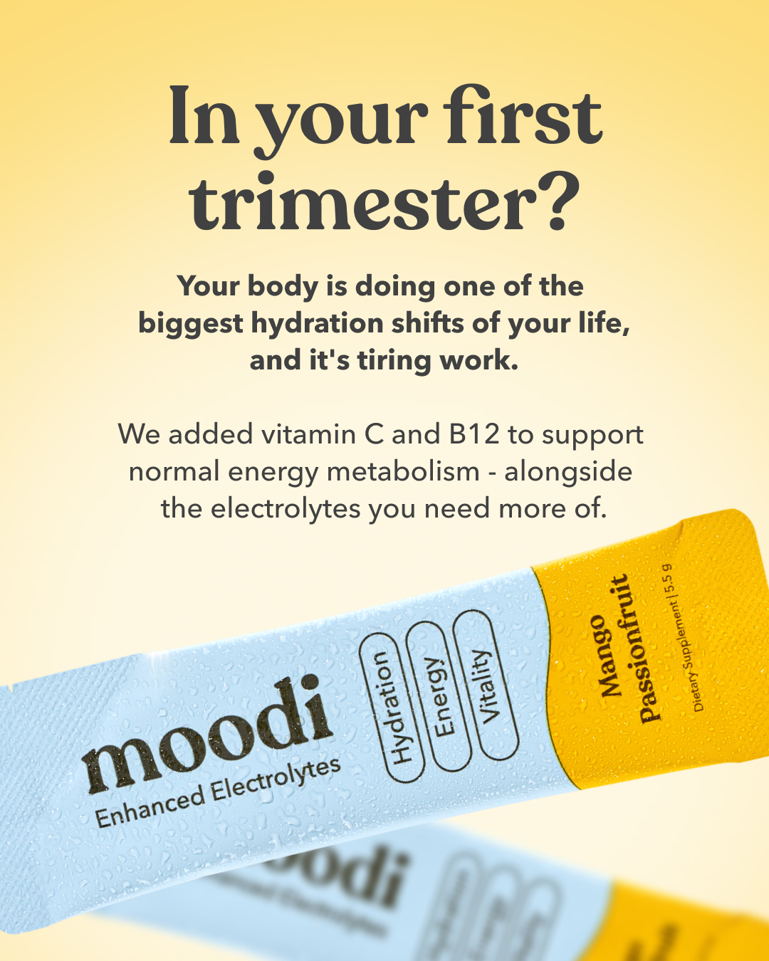 Moodi Facebook ad: Hydrate smarter