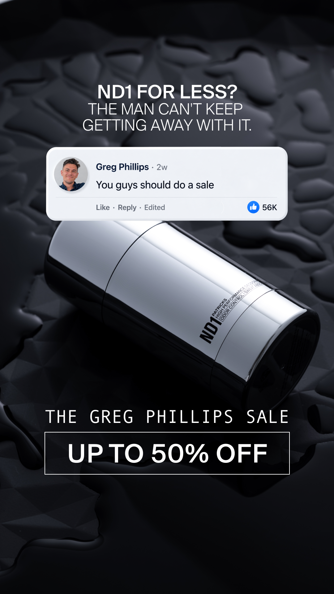 PATRICKS Facebook ad