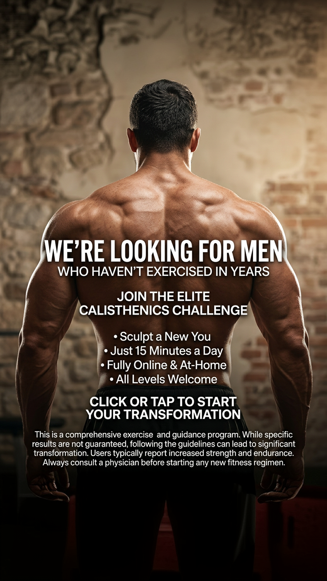 Calisthenics by Ryan Facebook ad
