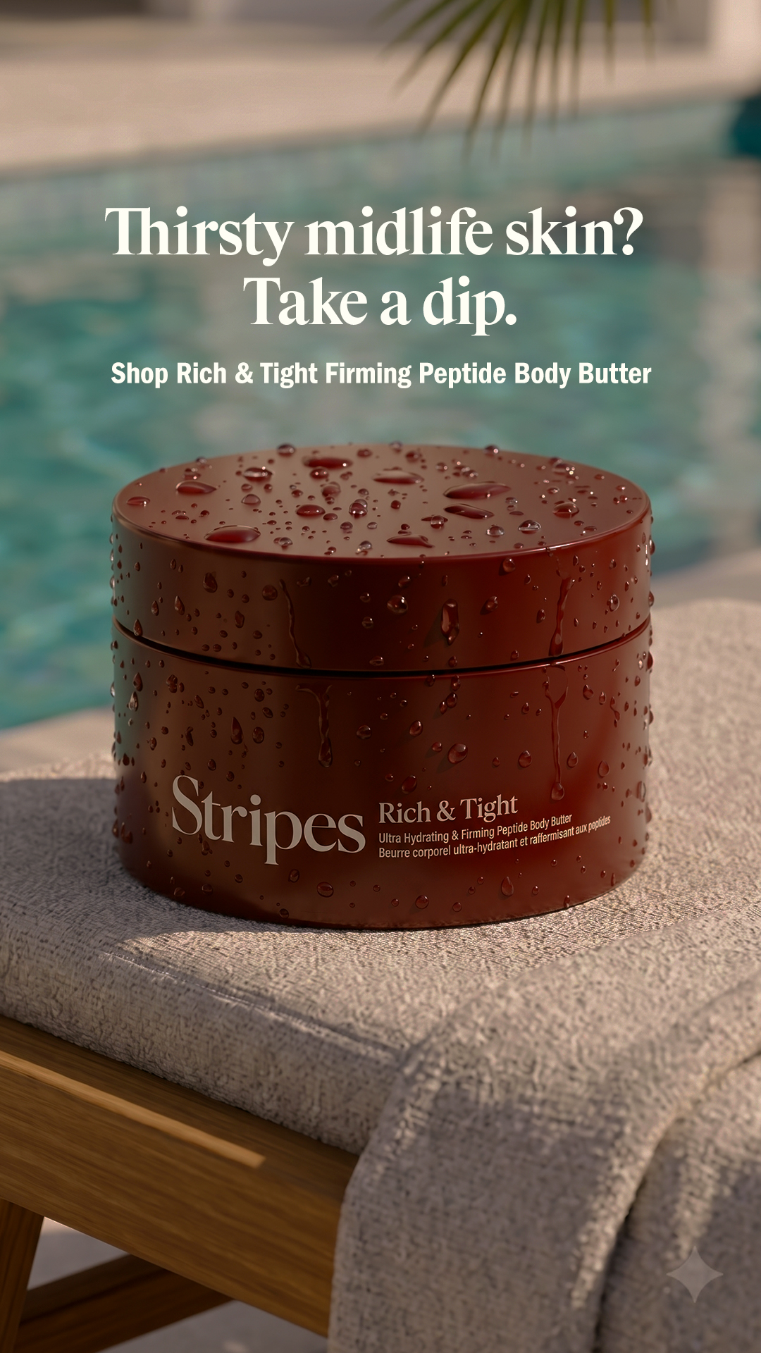 Stripes Beauty Facebook ad