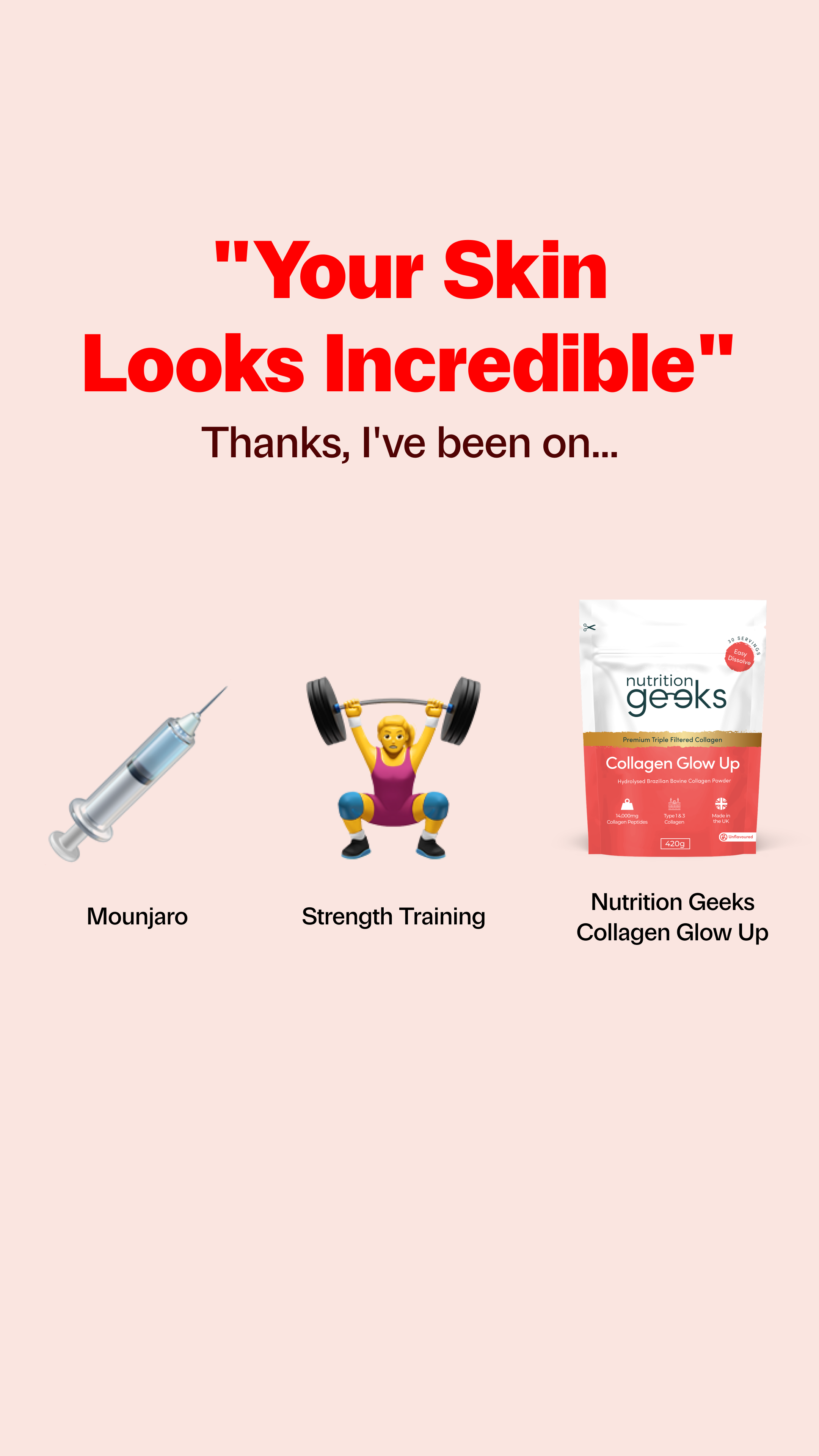 Radiant Over 40 Facebook ad
