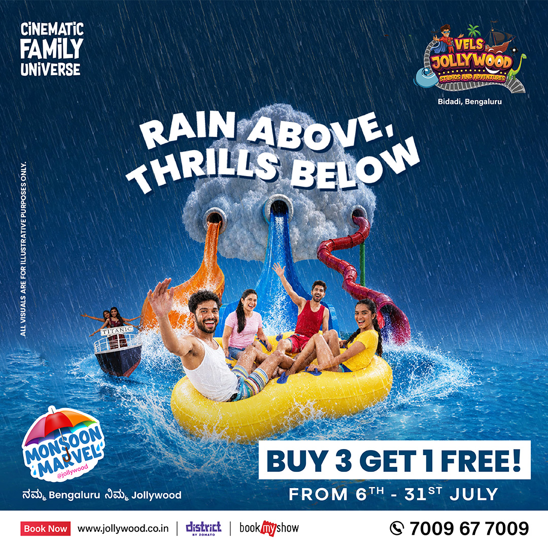 Vels Jollywood Adventures Facebook ad from Jul 14, 2026