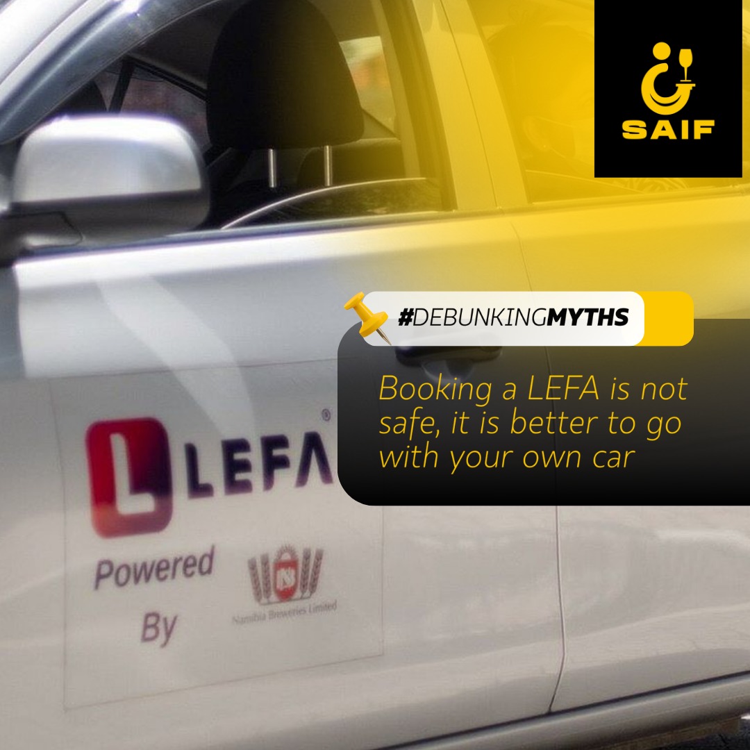 SAIF Namibia Facebook ad: LEFA provides customers safe passage home to and…
