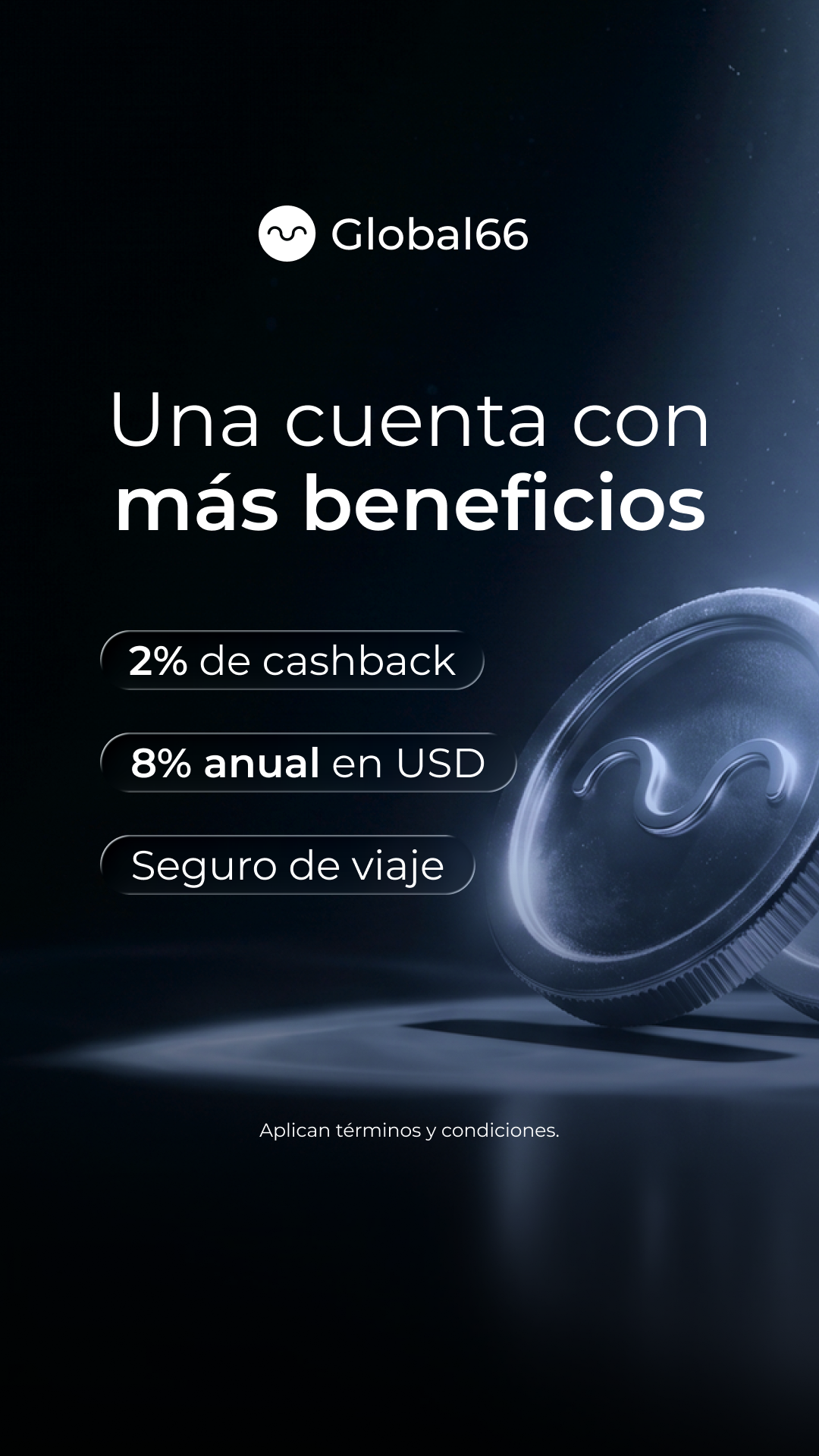 Global66 Facebook ad: Estos beneficios y más en Tu Cuenta Global