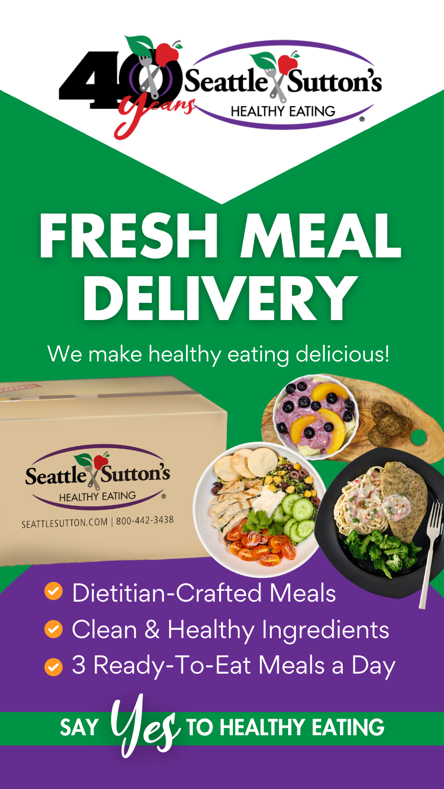 Seattle Sutton's Healthy Eating Facebook ad