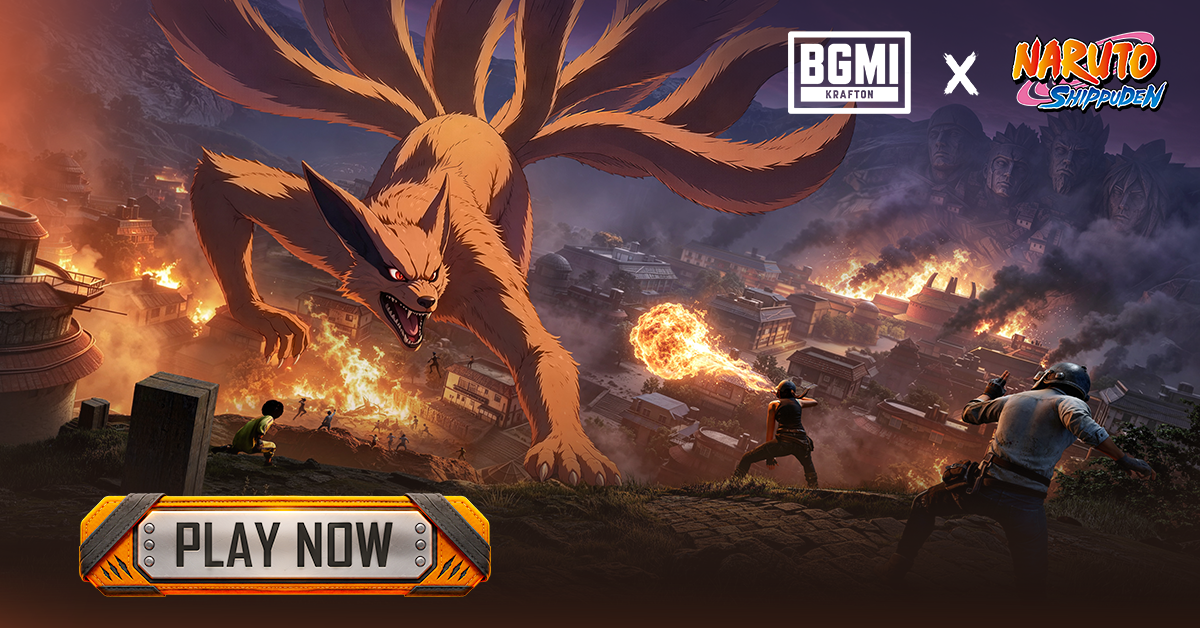 Battlegrounds Mobile India Facebook ad: BGMI x Naruto is live in BGMI 4.5!