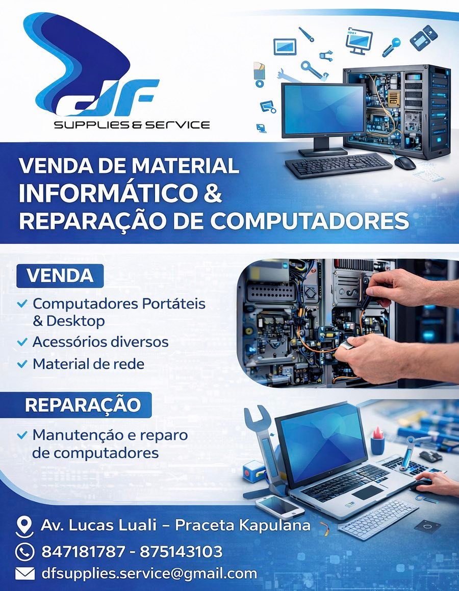 Df Supplies & Service Facebook ad: Material Informático.