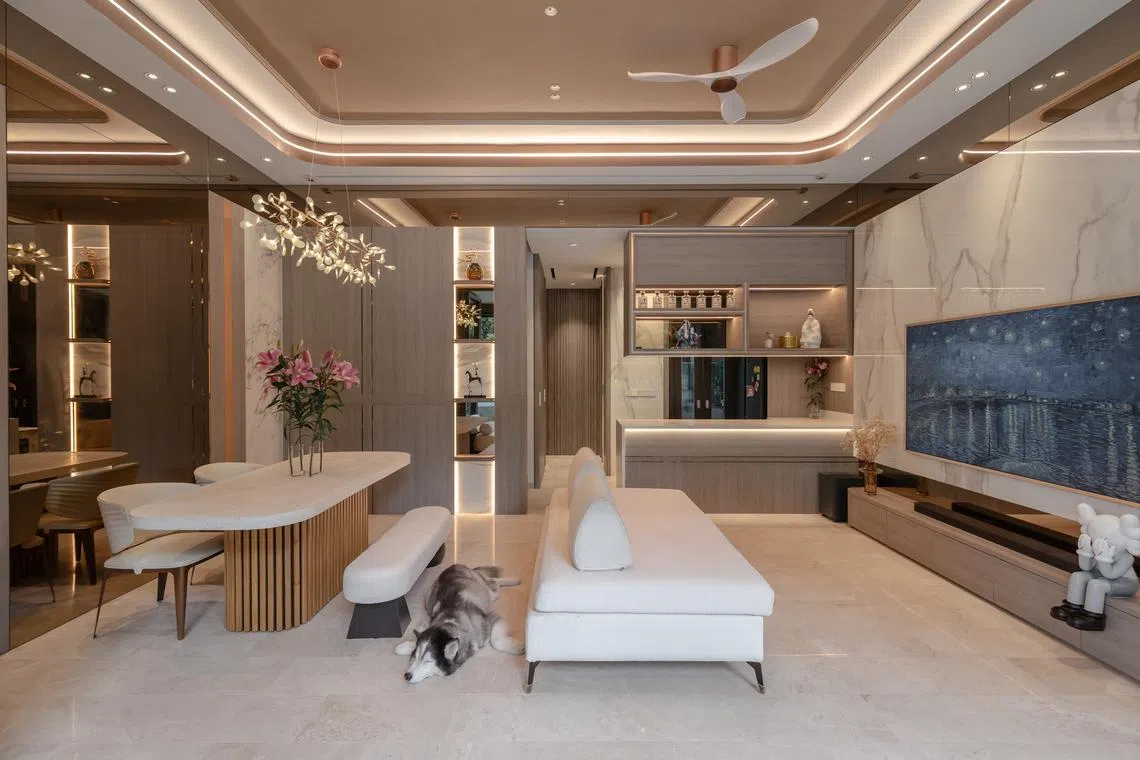 Home and Decor Singapore Facebook ad: This Jalan Lempeng strata family home was designed to…