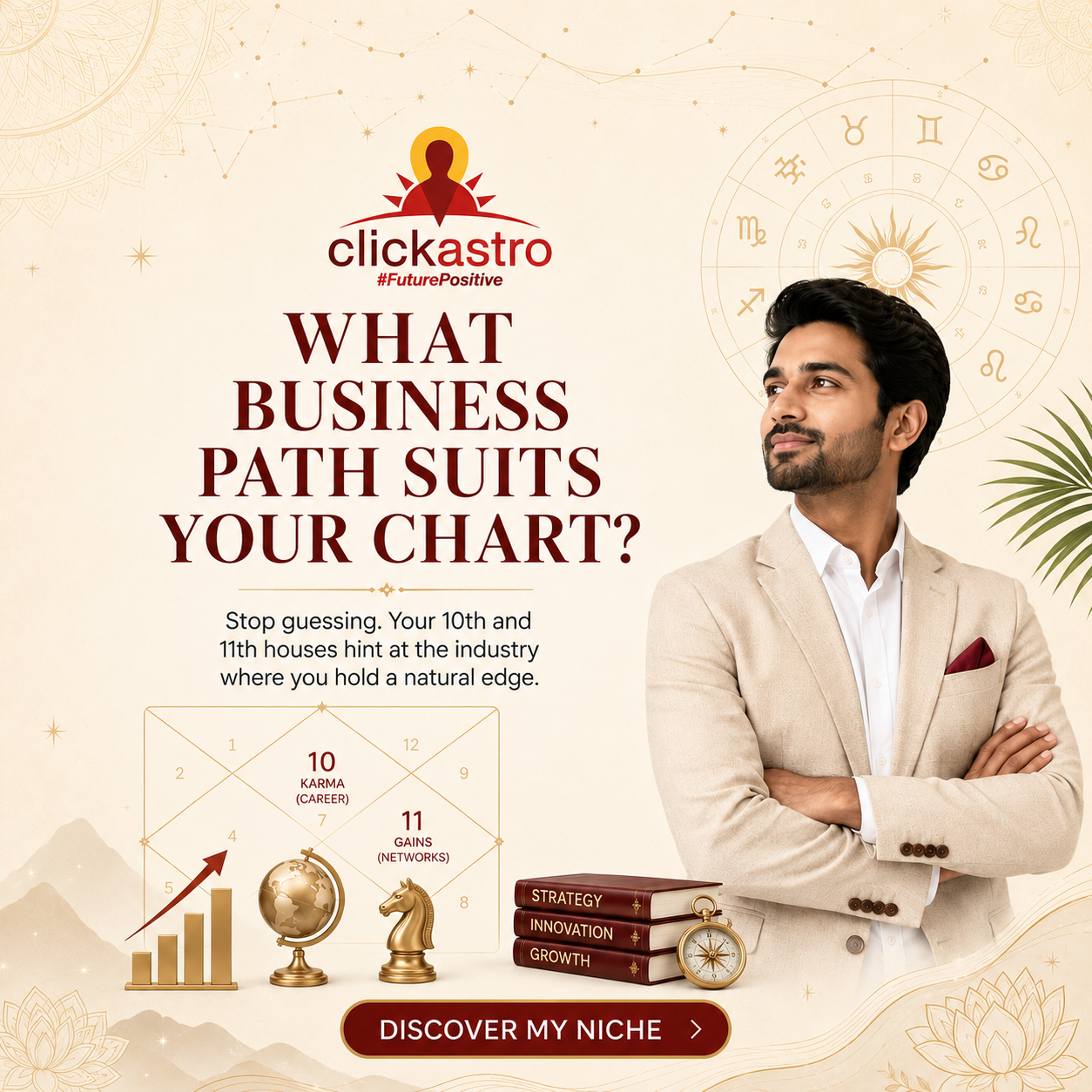 Clickastro Facebook ad