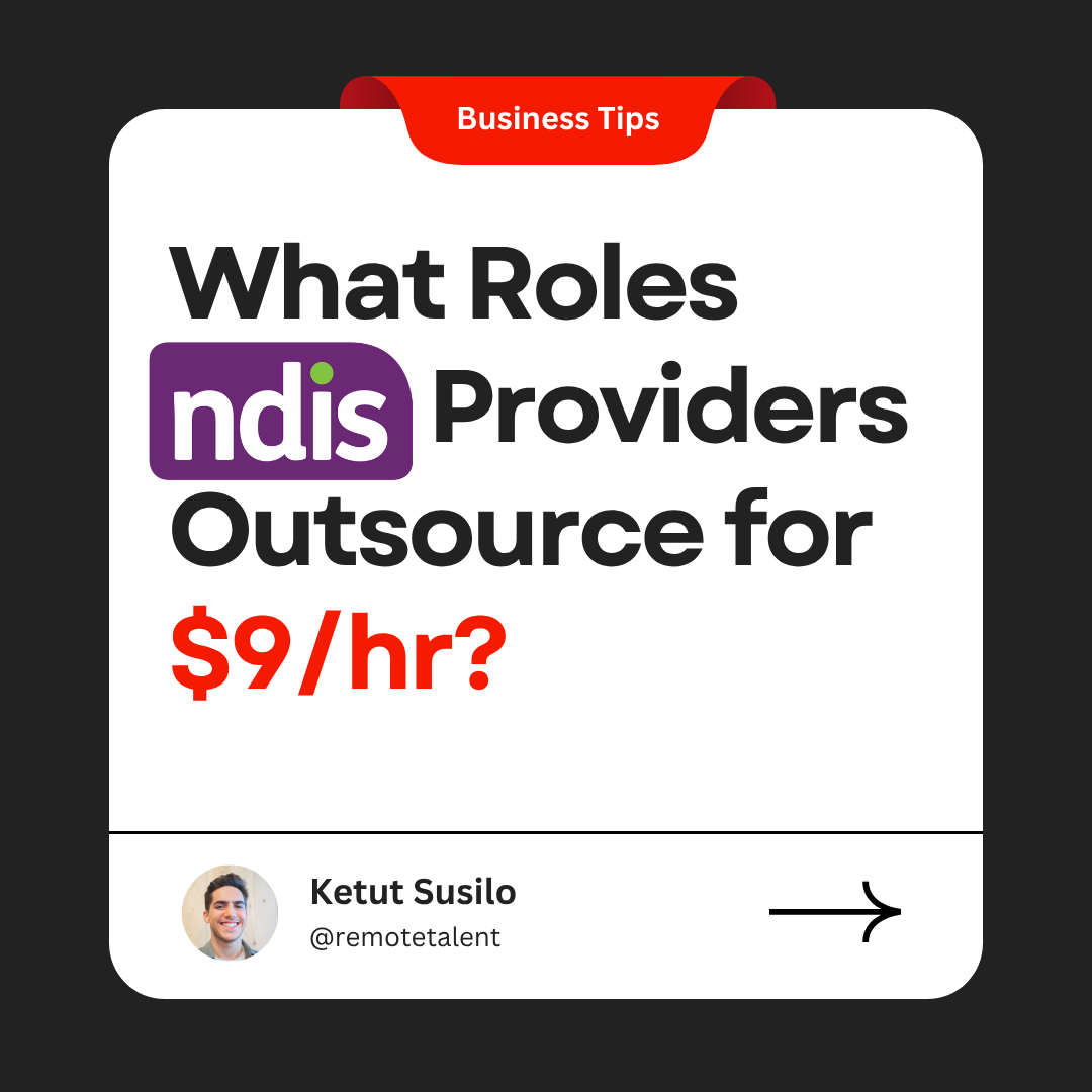 NDIS Remote Talent Facebook ad