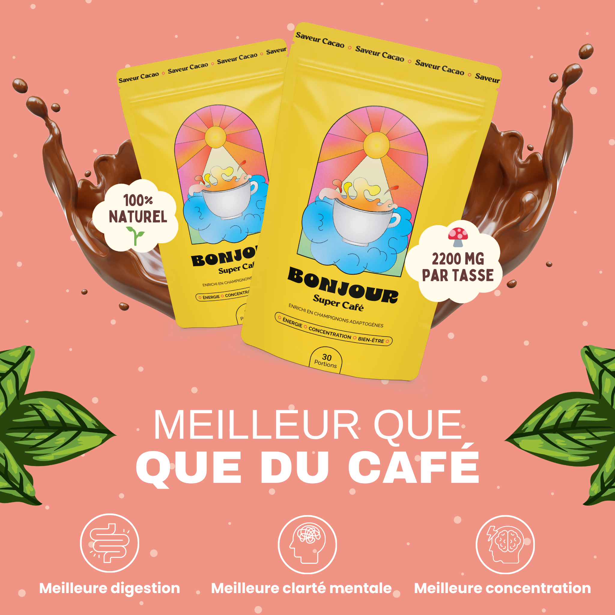 Bonjour Facebook ad