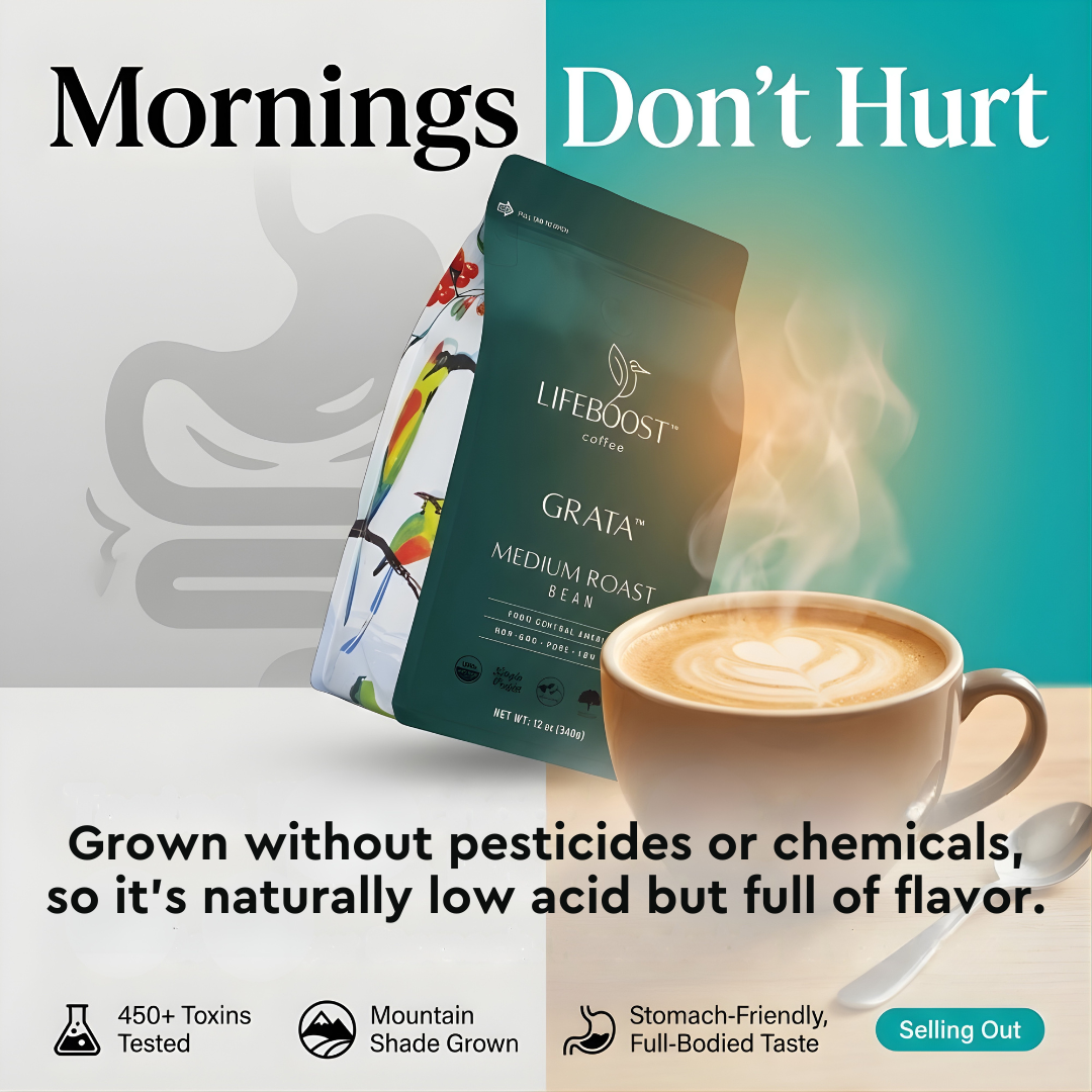 Lifeboost Coffee Facebook ad