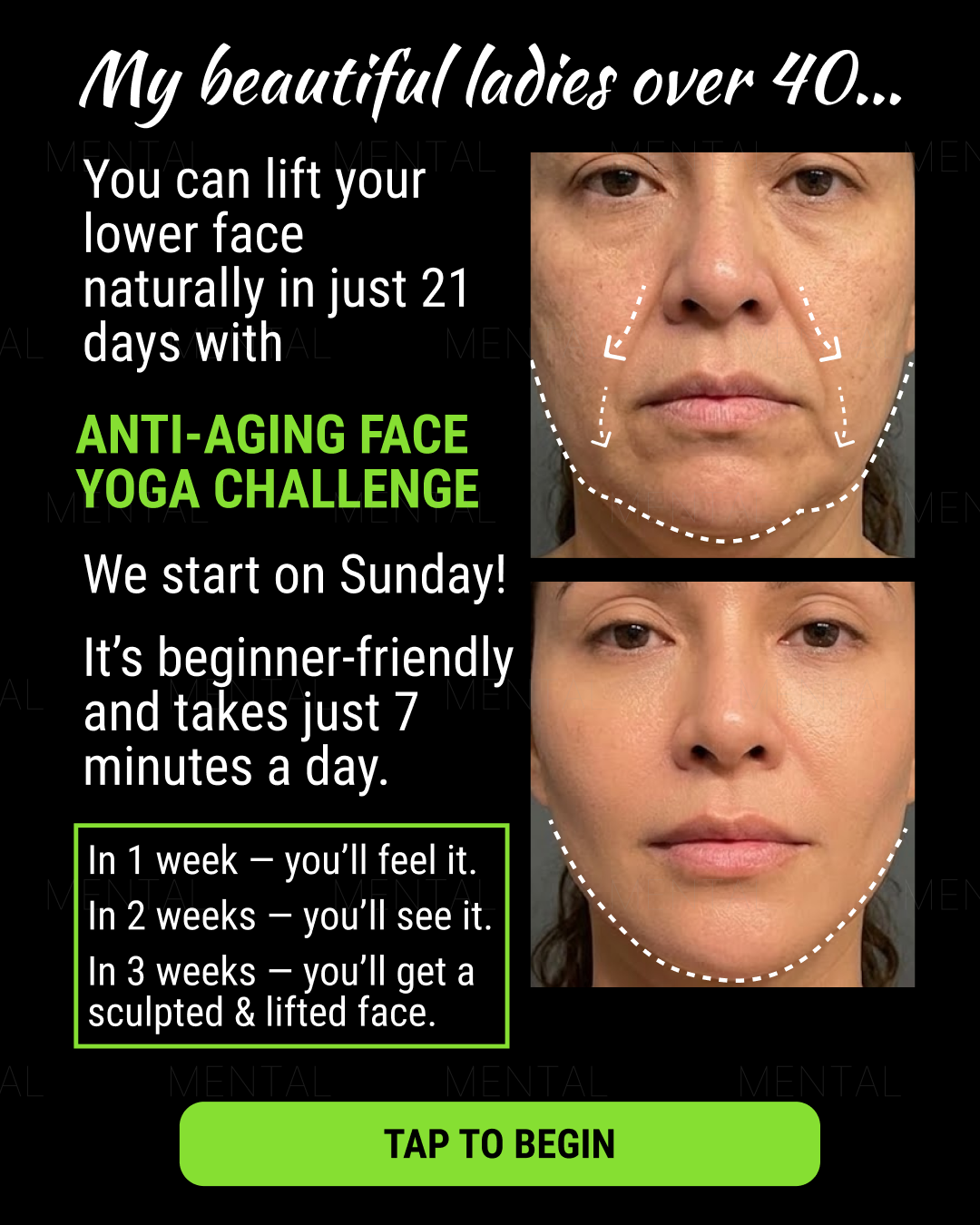 Mimika - Face Yoga Exercises Facebook ad