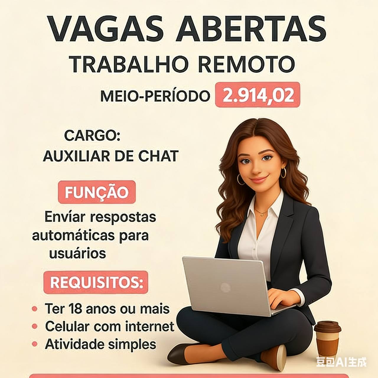 Camila Barbosa Facebook ad: أصبح العمل عبر الإنترنت من أكثر الخيارات انتشارًا…