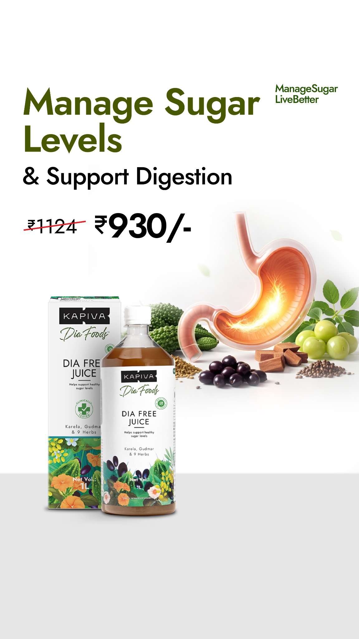 Chronic Health Solutions by Kapiva Facebook ad