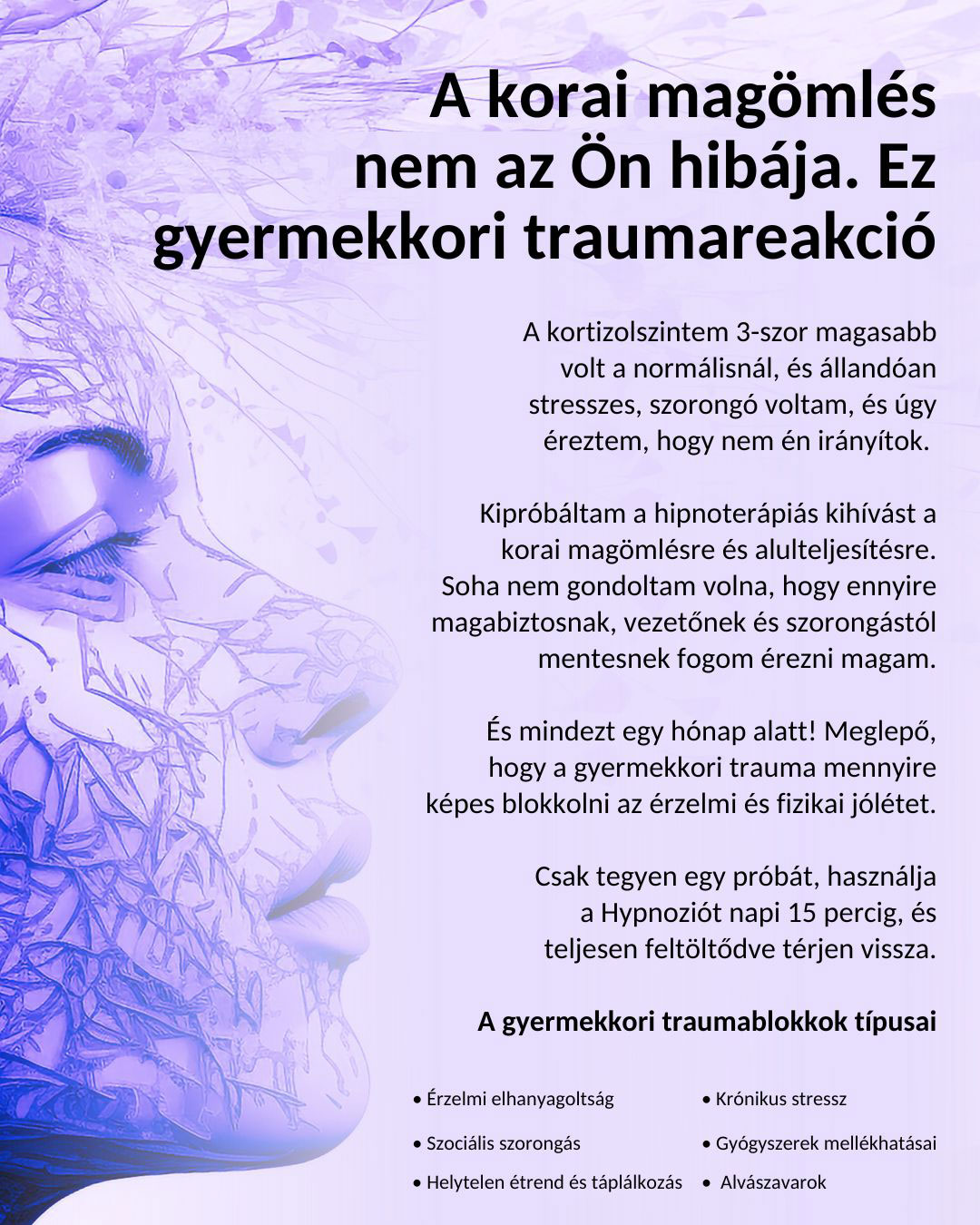 Hypnotherapist - Dr. Edward Miller Facebook ad