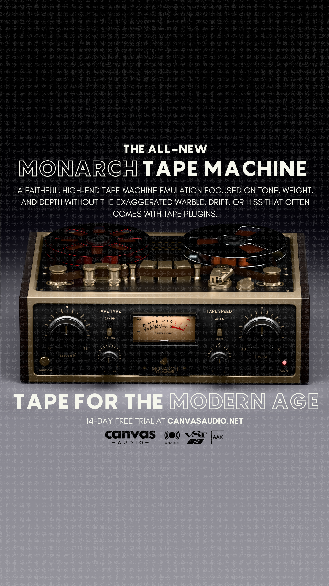 Canvas Audio Facebook ad