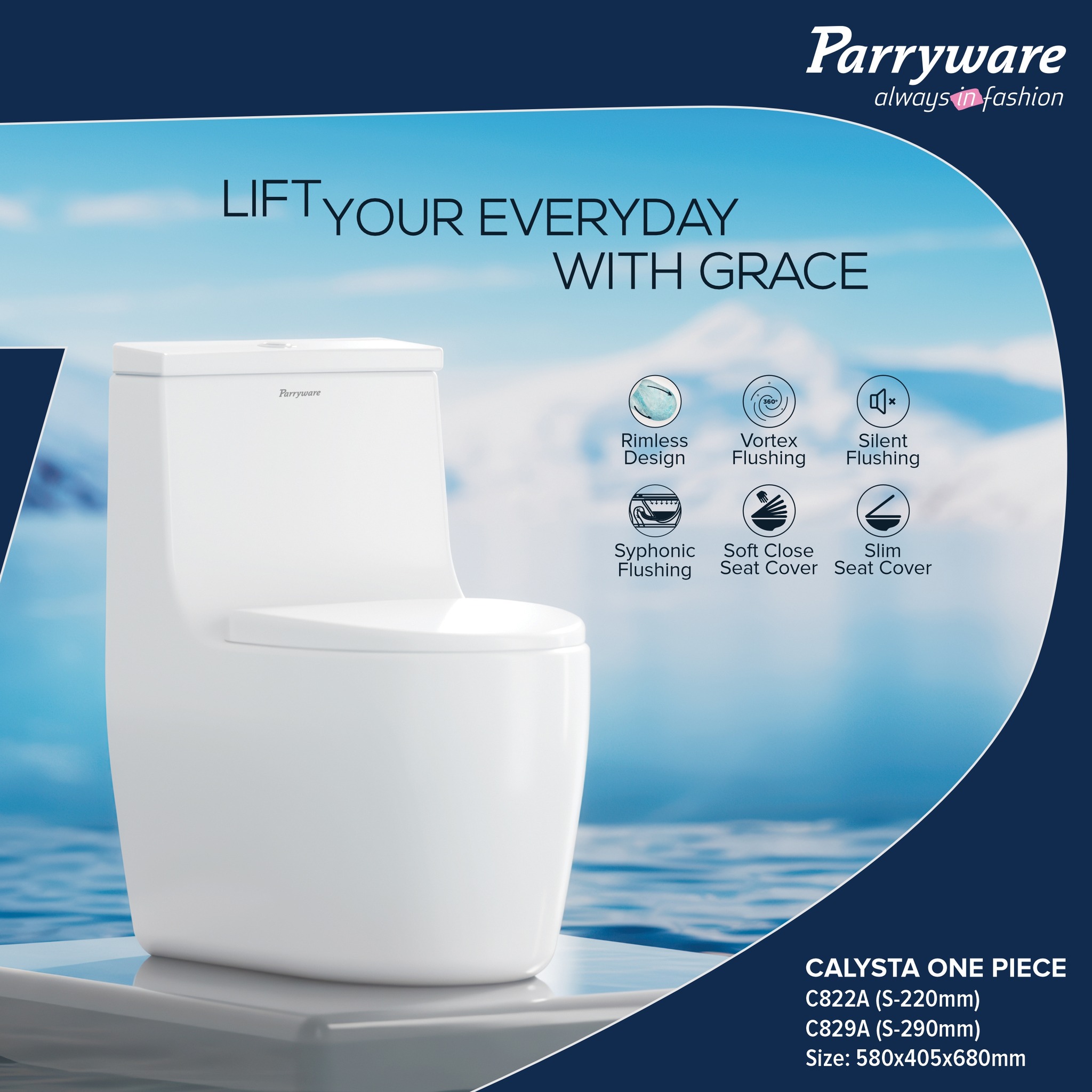 Parryware India Facebook ad: Lift your everyday with grace.