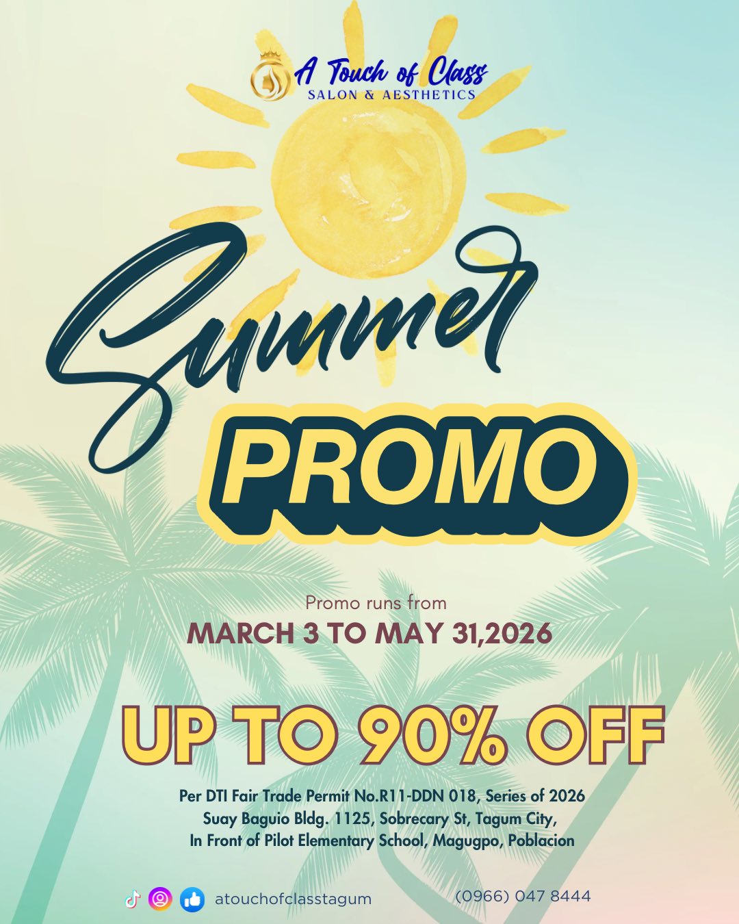 A Touch of Class Tagum Facebook ad