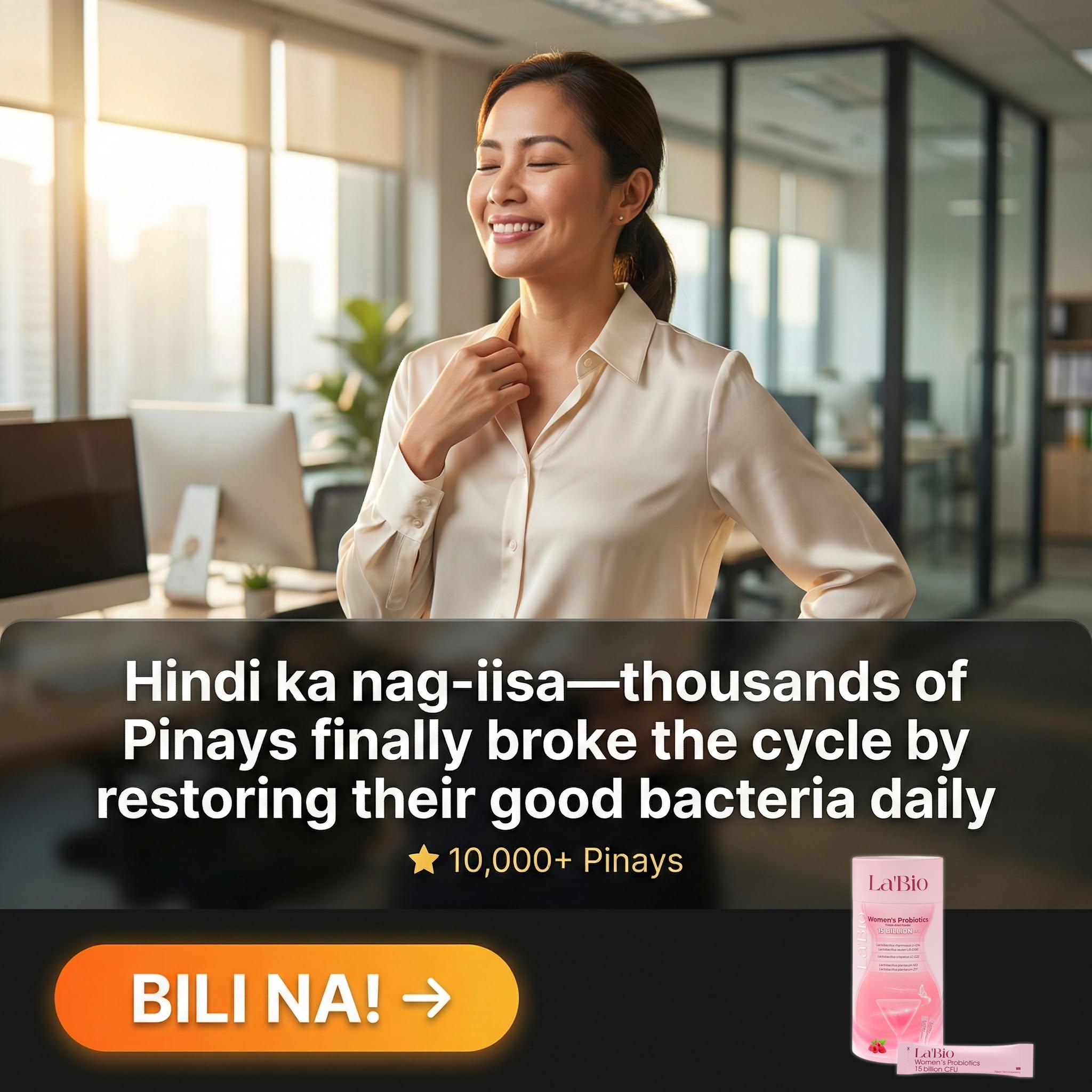 La'Bio - Premium Women's Probiotics Facebook ad