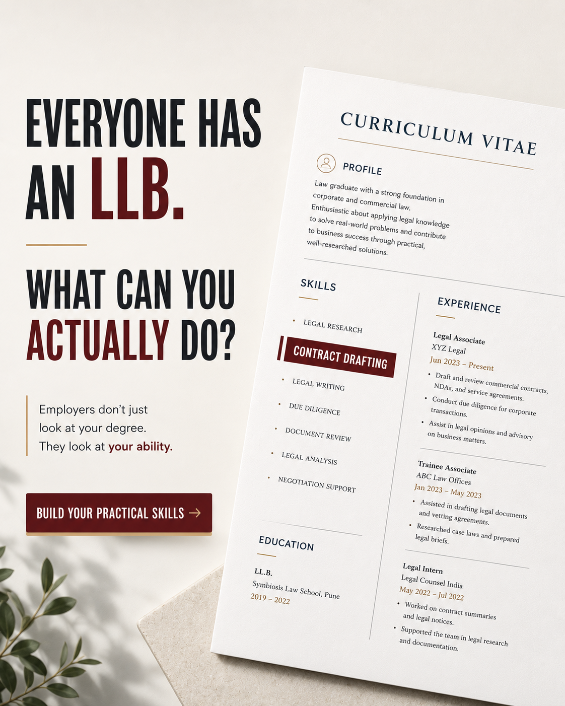 Lawctopus Facebook ad: Become the Lawyer Clients Trust