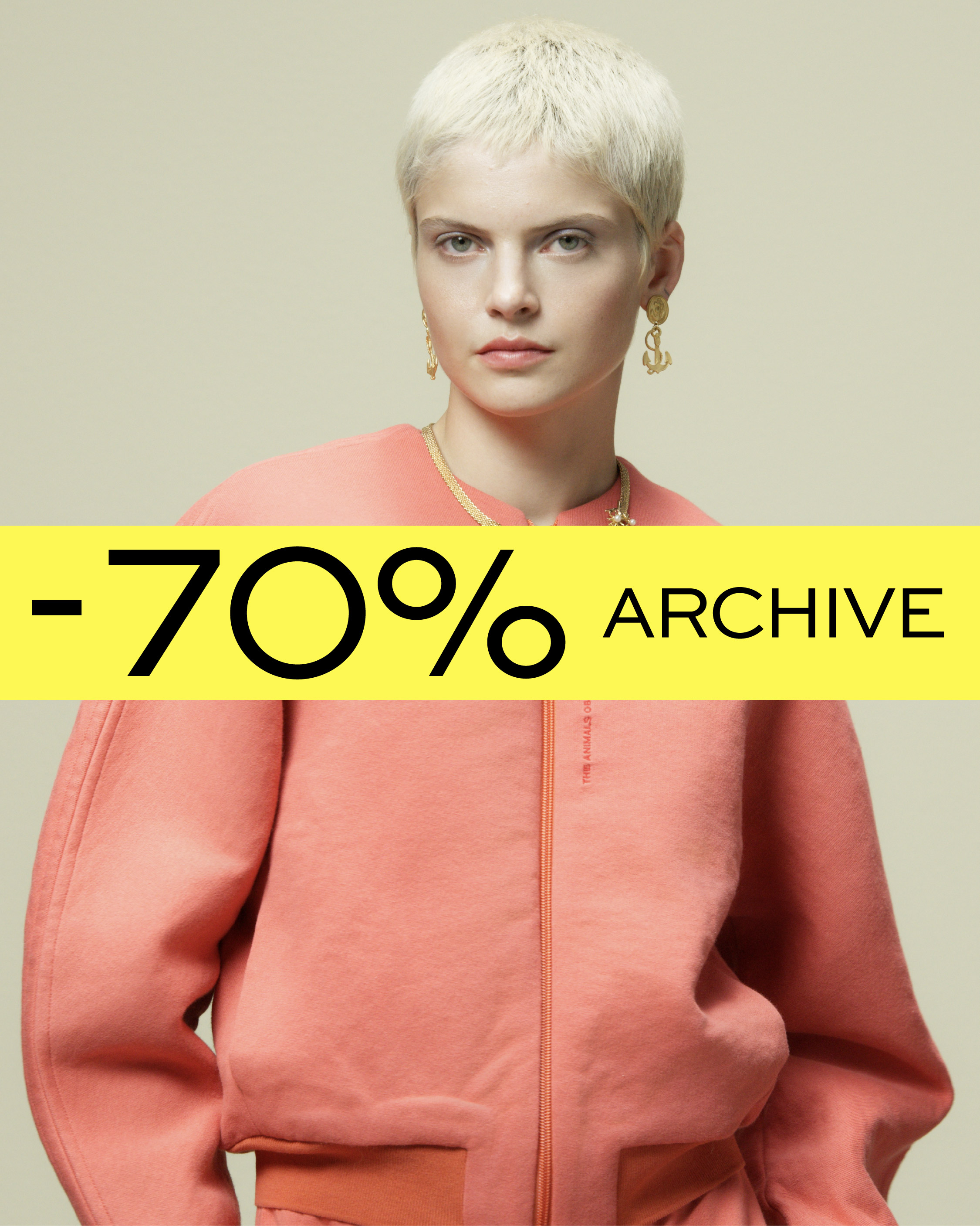 The Animals Observatory Facebook ad: -70% OFF ARCHIVE