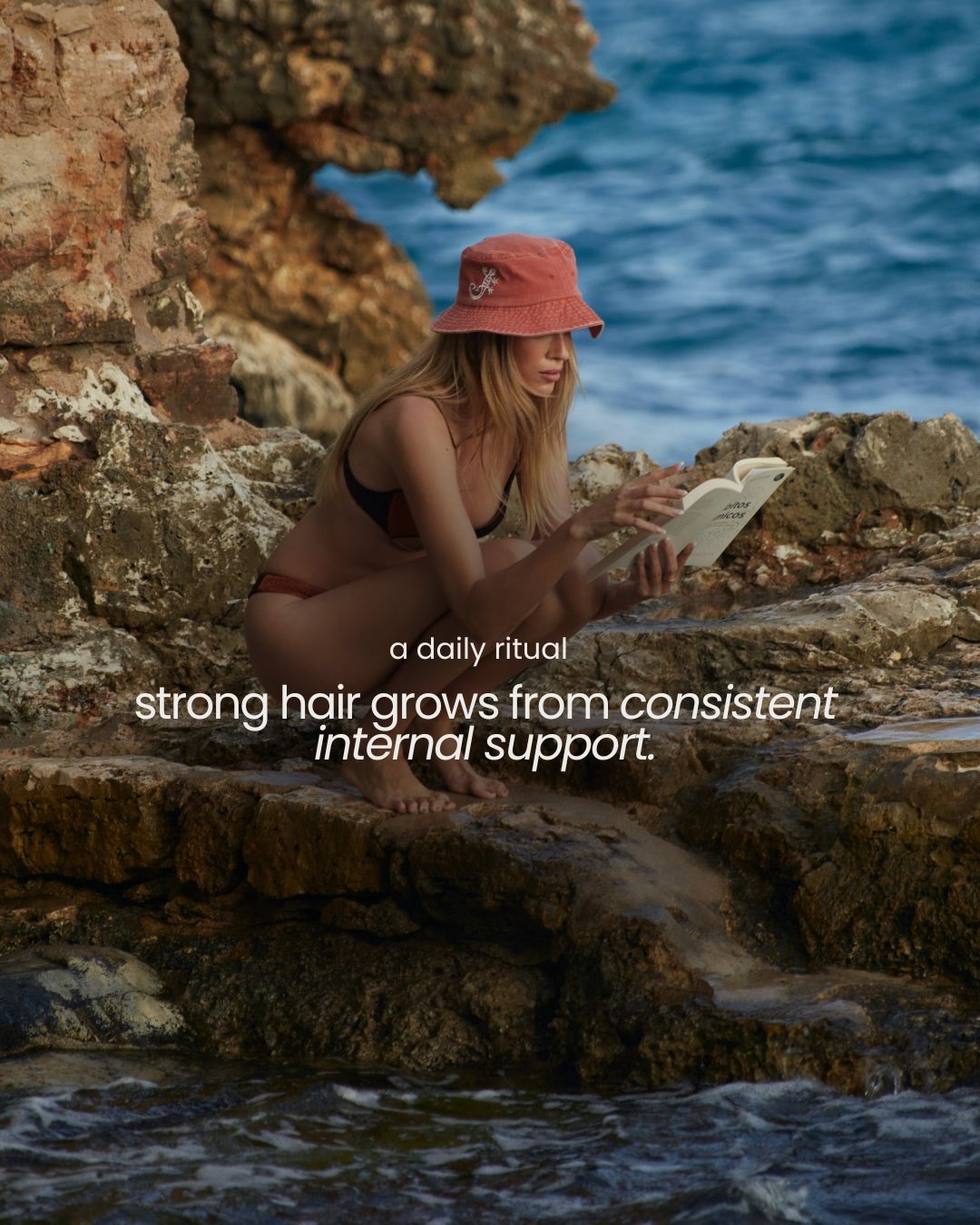 Youthology Facebook ad: Healthy hair begins beneath the surface.