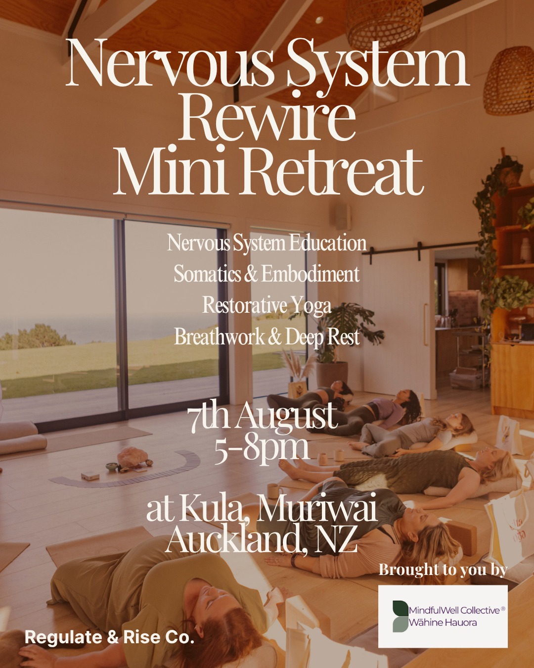 MindfulWell Collective Facebook ad: Nervous System Rewire Mini Retreat