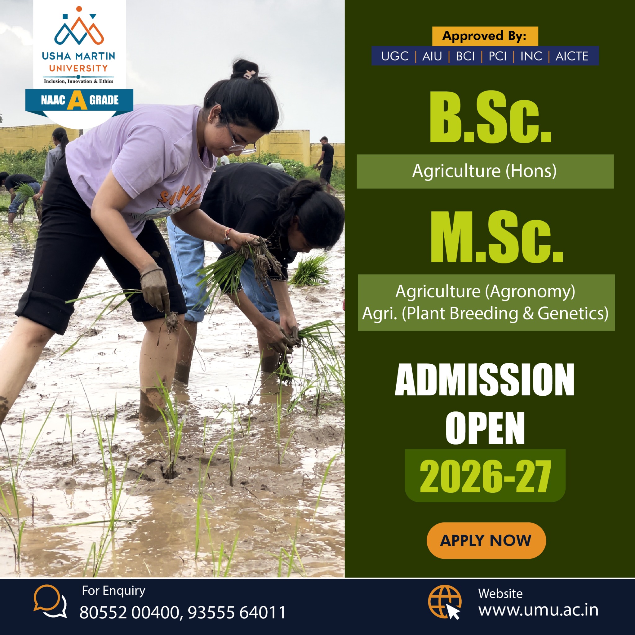 Usha Martin University Facebook ad