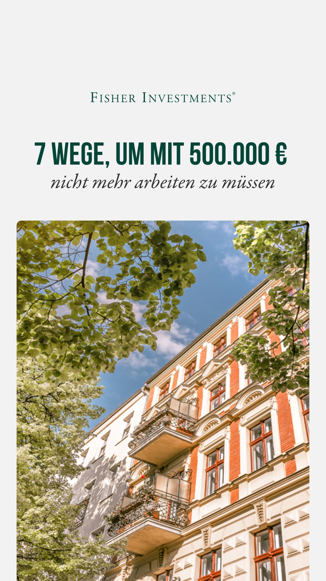 Fisher Investments Facebook ad