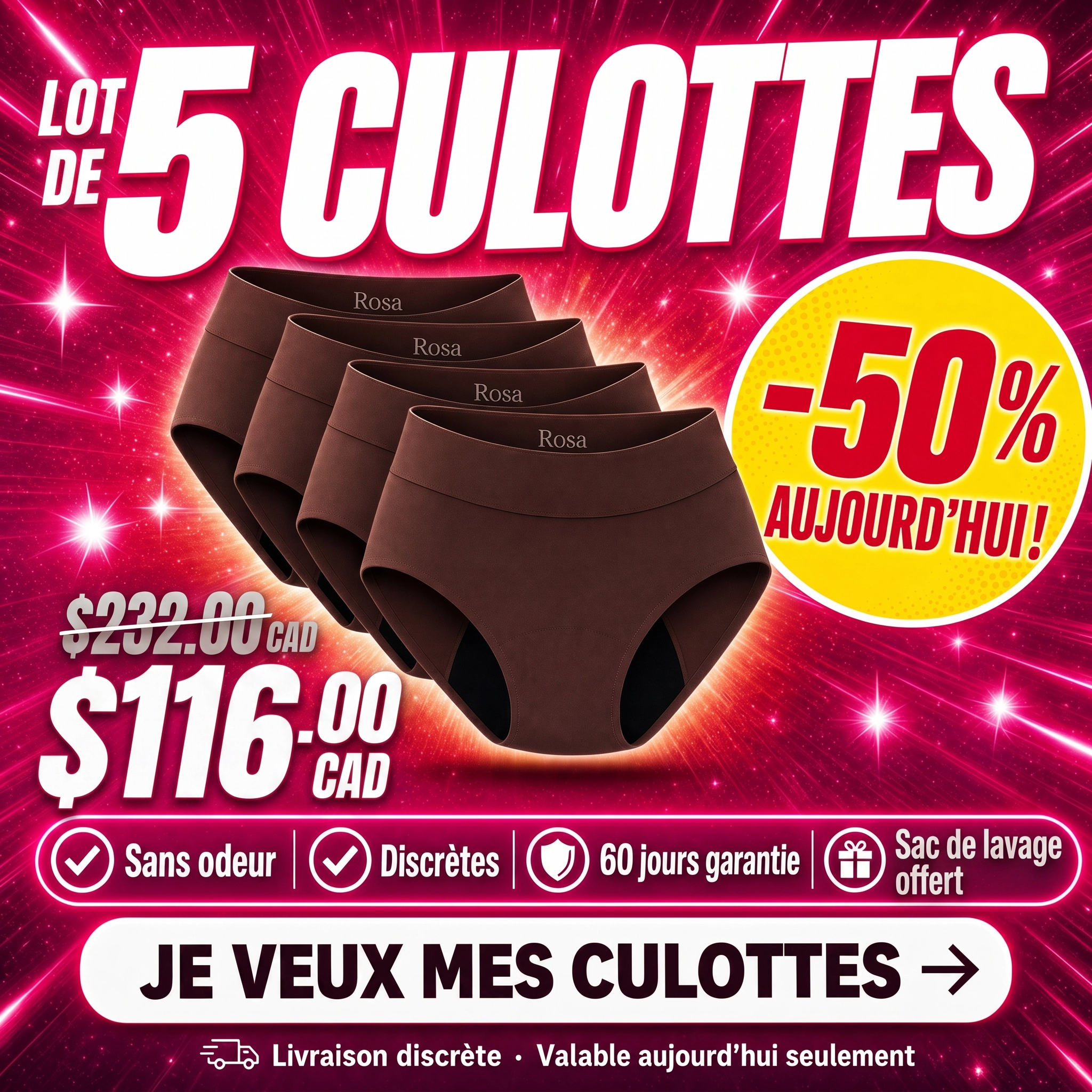 Rosa Facebook ad