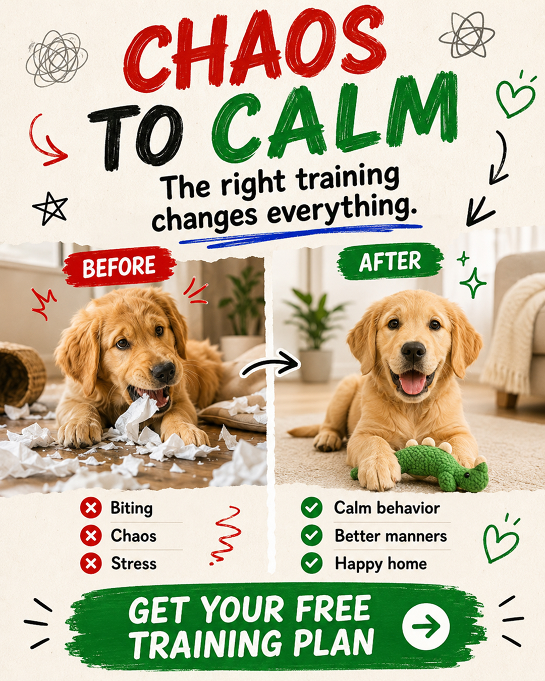 Ben Your Puppy Trainer Facebook ad