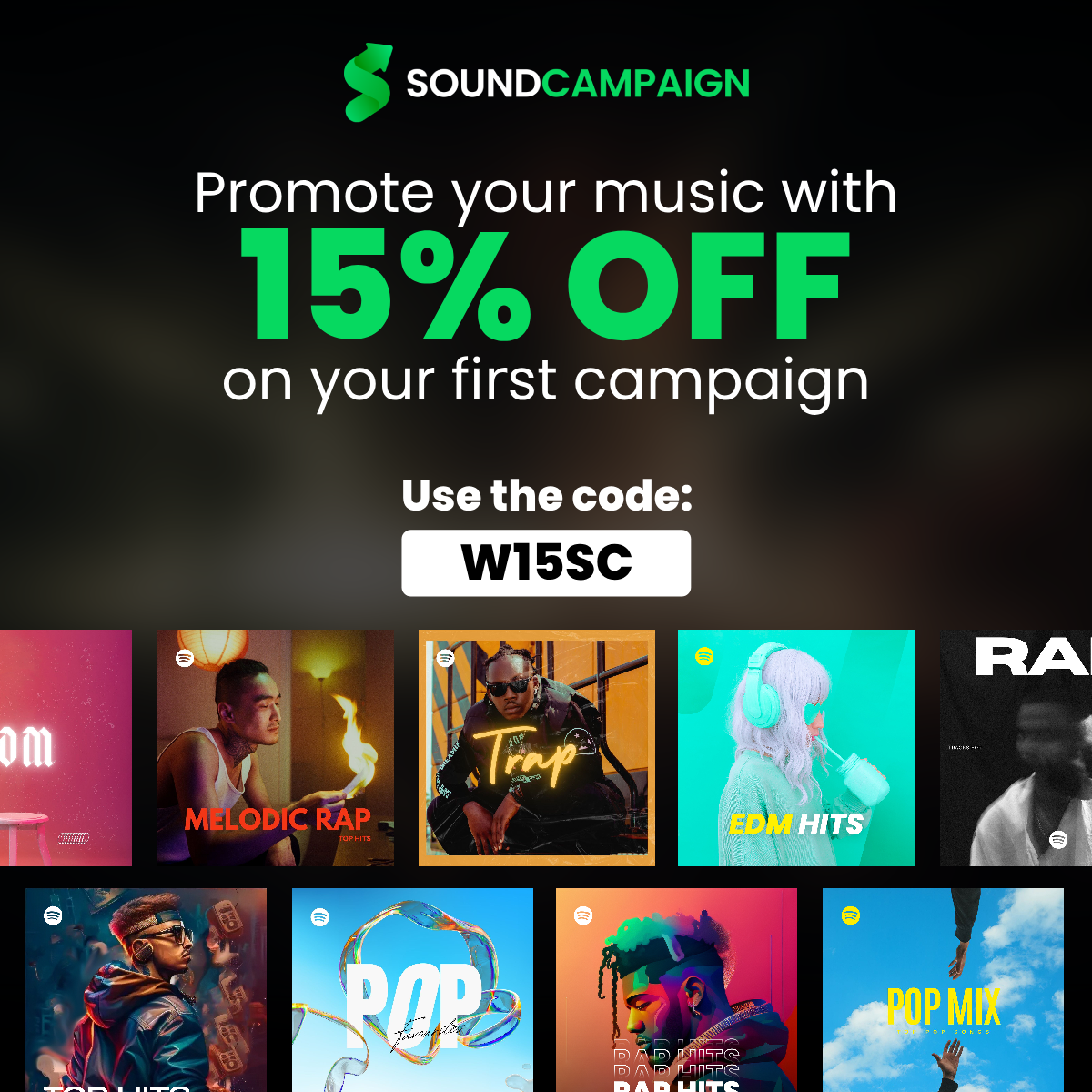 SoundCampaign - Music Promotion Platform Facebook ad