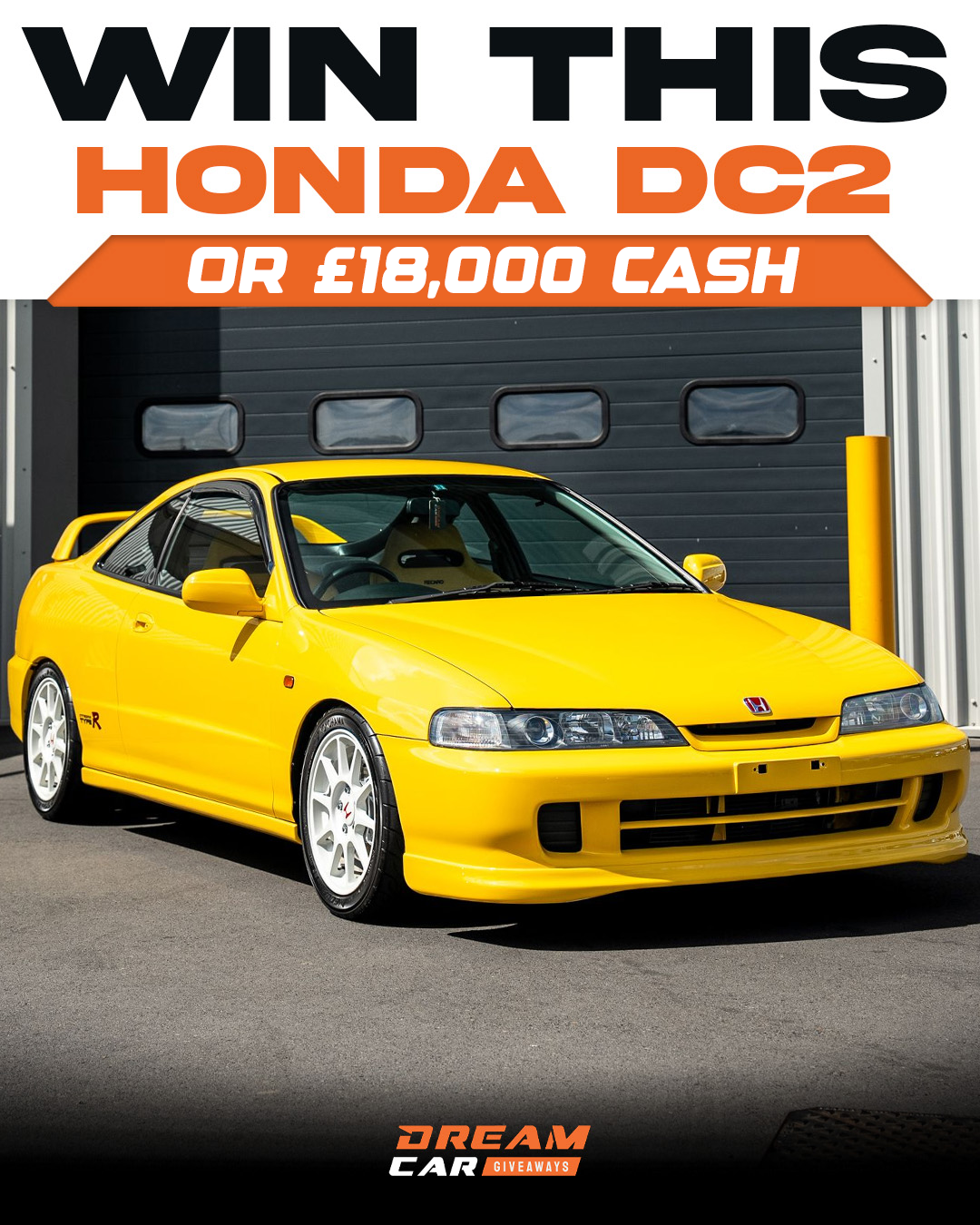 Dream Car Giveaways Facebook ad