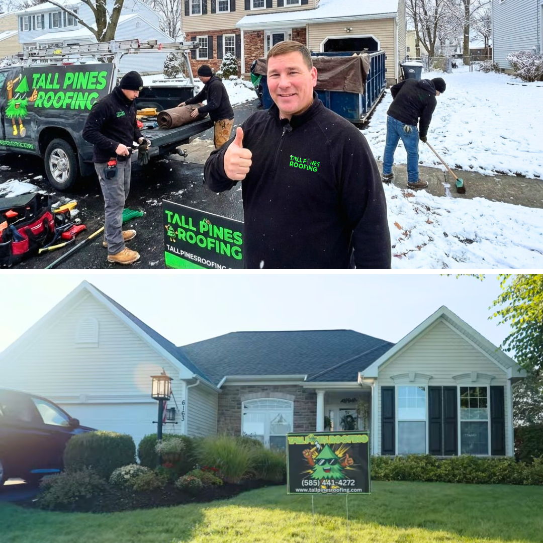 Tall Pines Roofing Inc. Facebook ad
