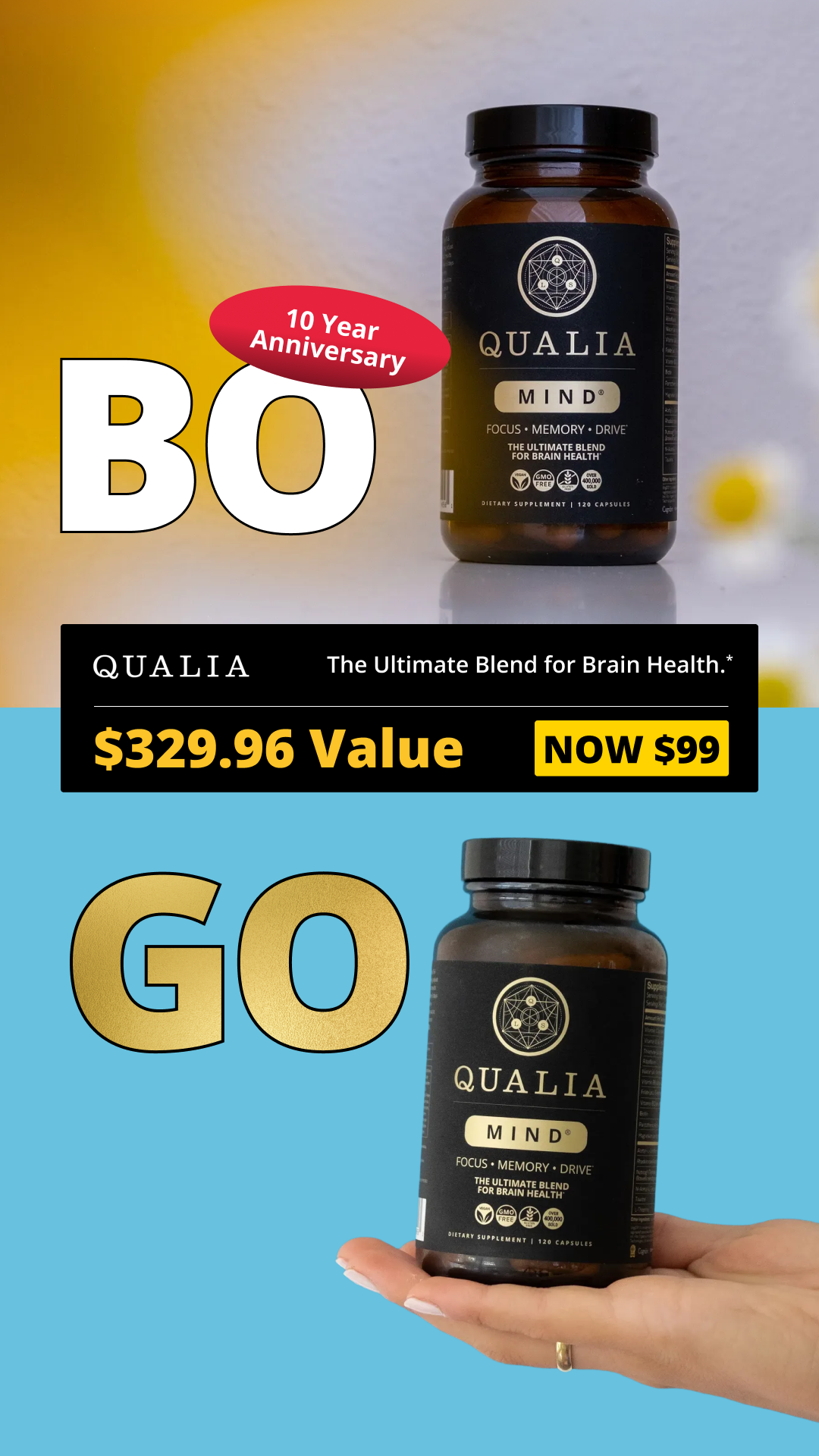 Qualia Life Facebook ad