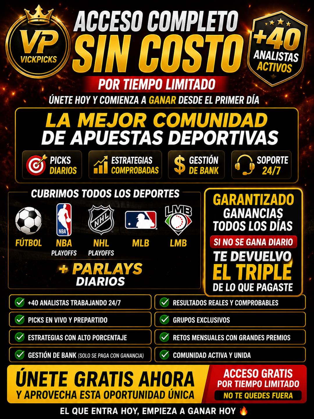 All basic store morelos Facebook ad: Acceso a comunidad privada de análisis deportivo