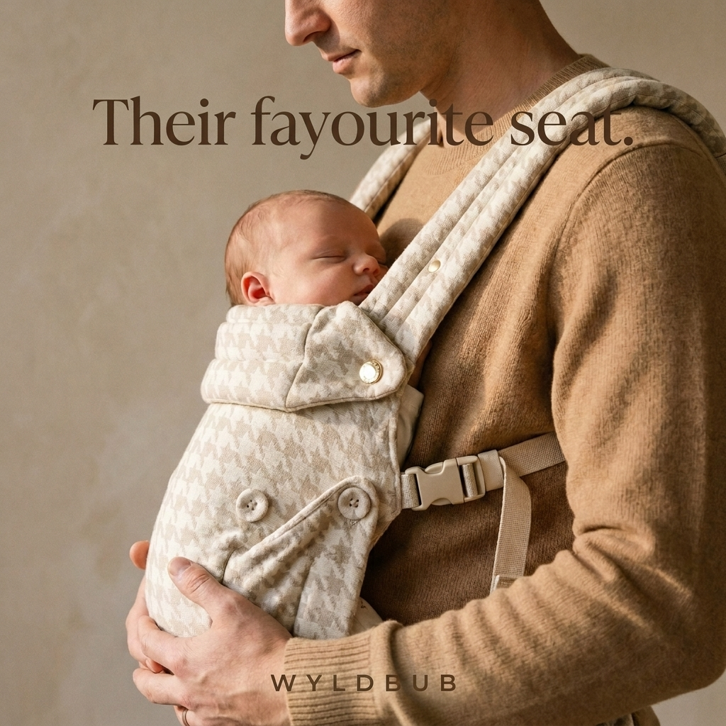 Wyld Bub Facebook ad: Their favourite seat.