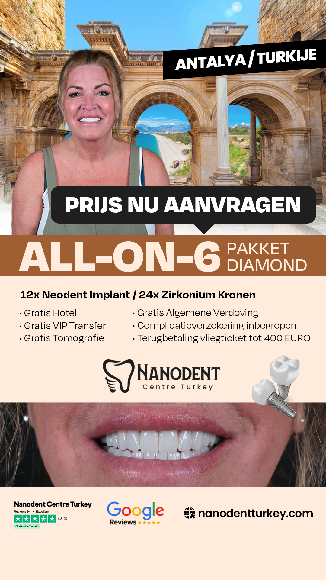 Nanodent Centre Turkey Facebook ad