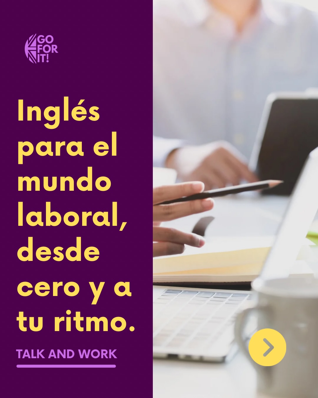 English Lessons Facebook ad