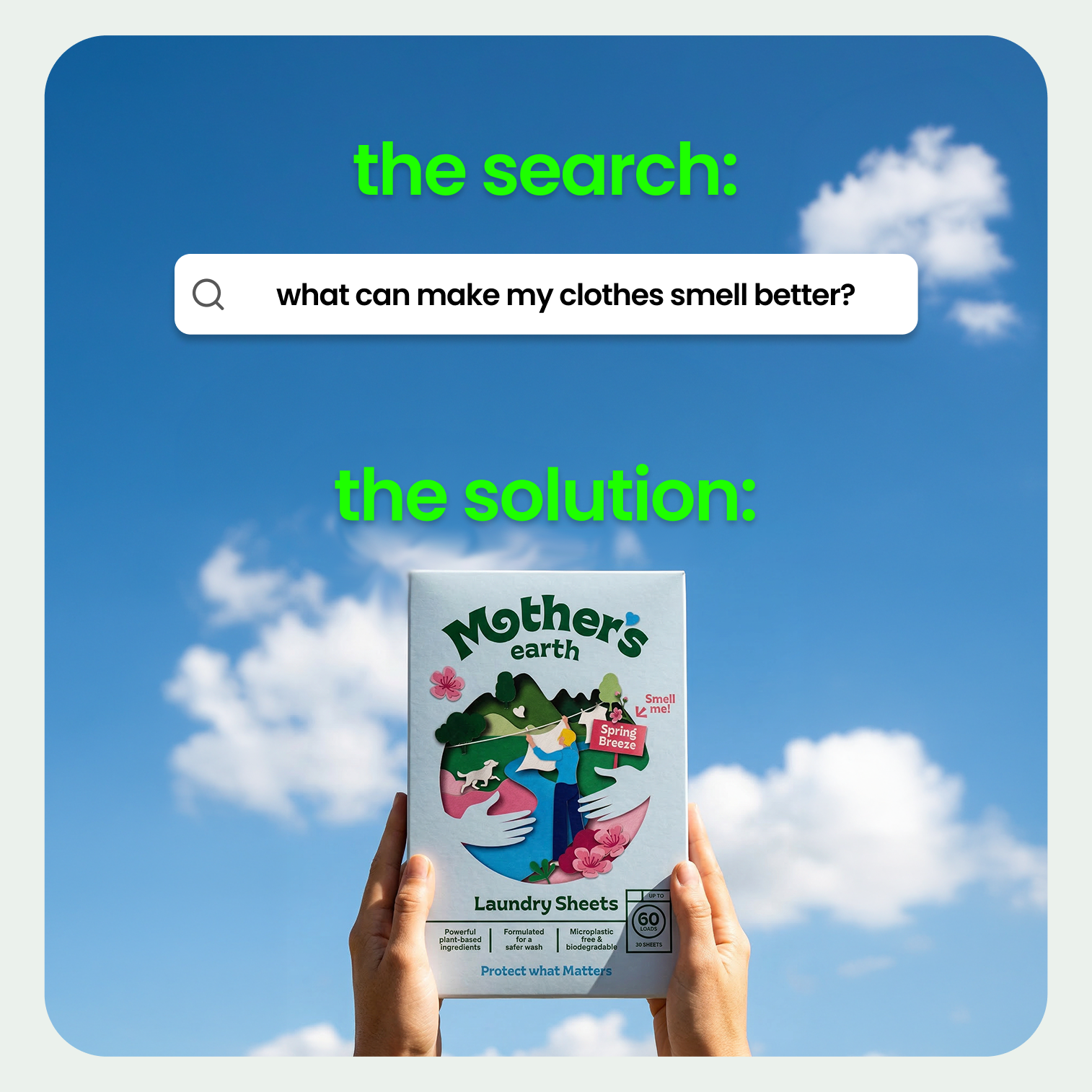 Mothers Earth Facebook ad