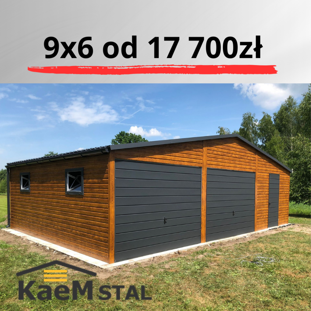 KaeM STAL Garaże Blaszane Facebook ad: NOWOCZESNE GARAŻE BLASZANE