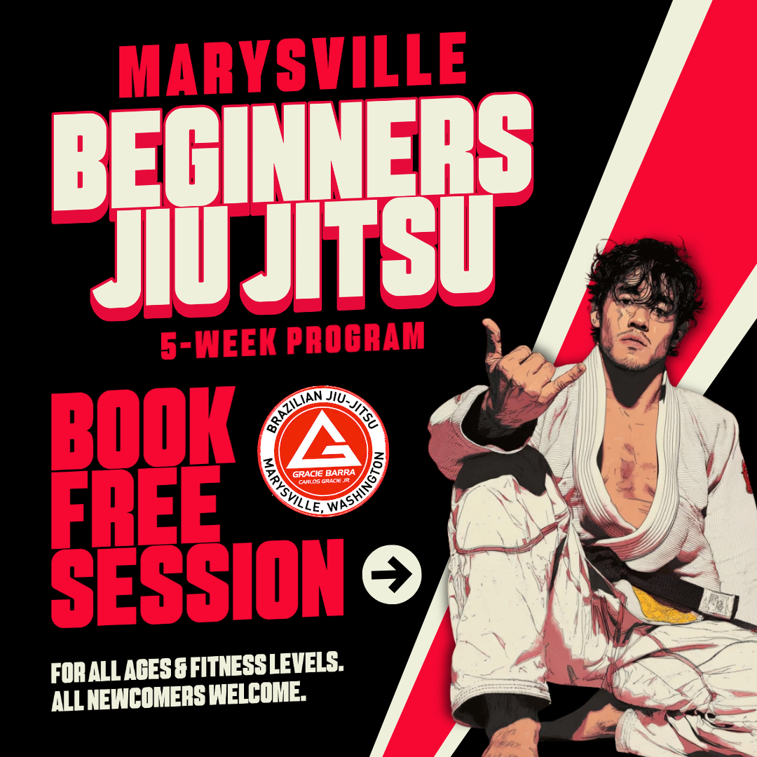 Gracie Barra Marysville Facebook ad: BOOK YOUR FREE JIU JITSU SESSION