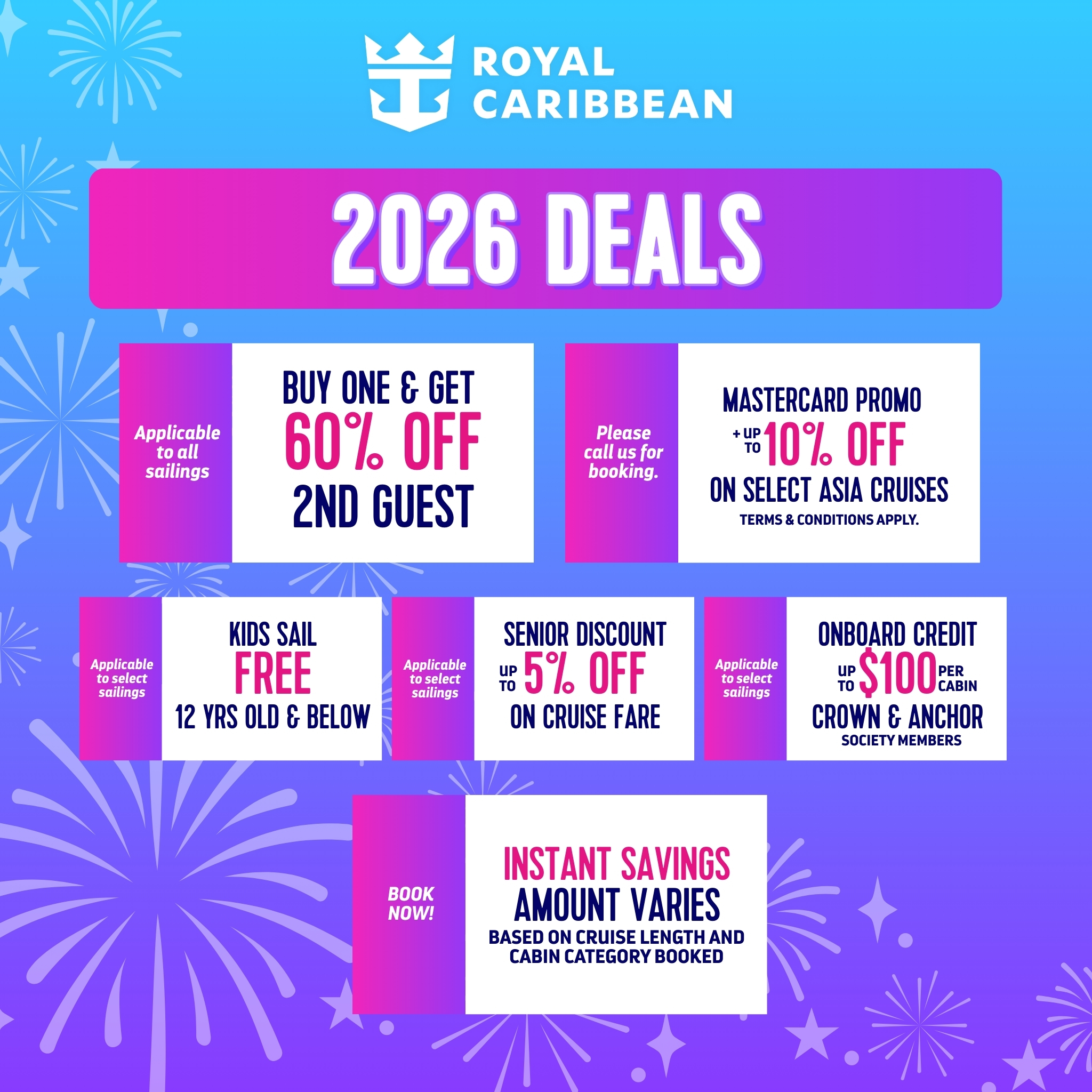 Royal Caribbean - Philippines Facebook ad