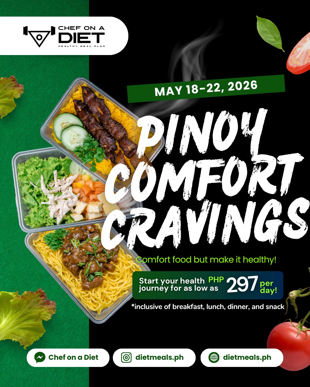 Chef on a Diet Facebook ad