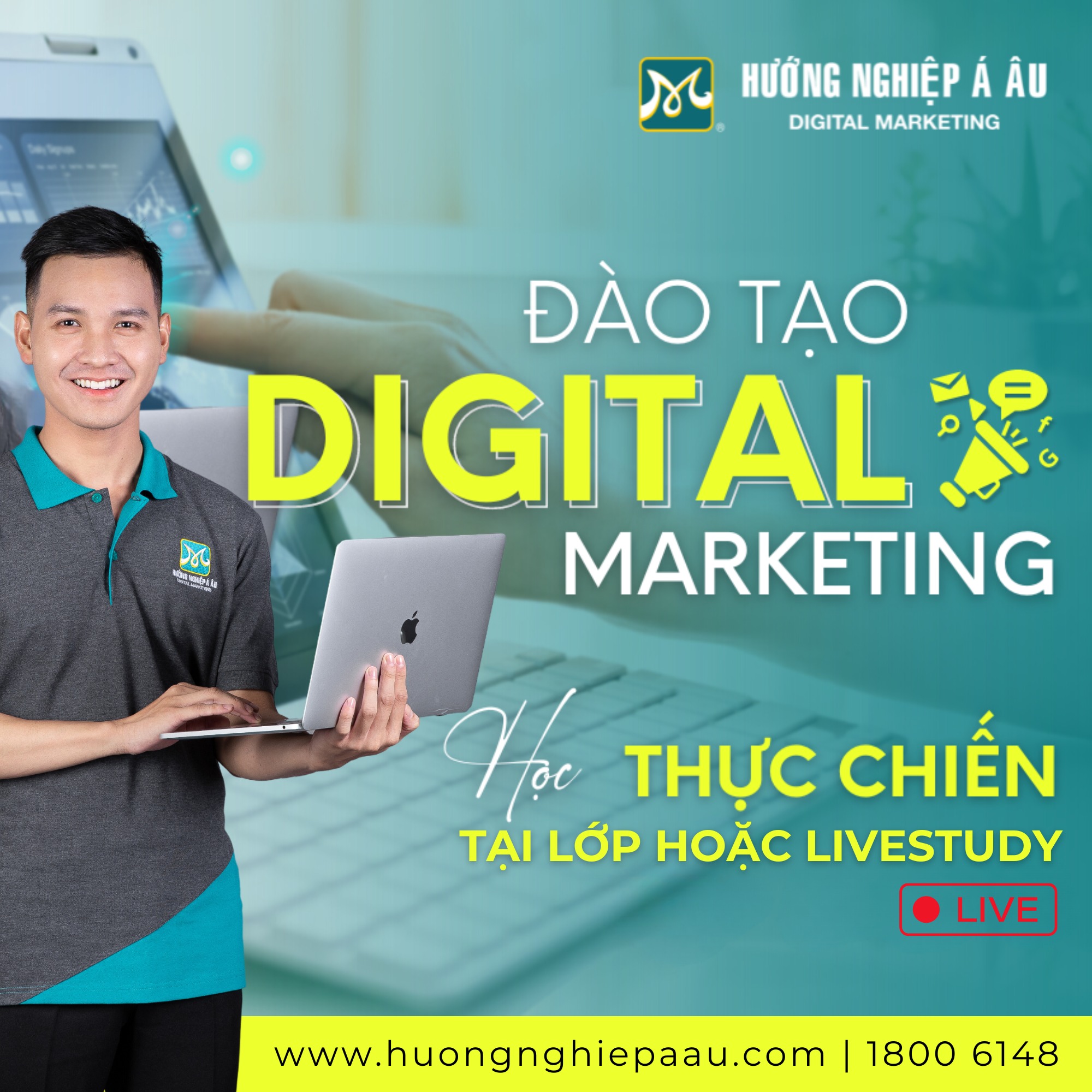 Học Viện Marketing - Hướng Nghiệp Á Âu Facebook ad